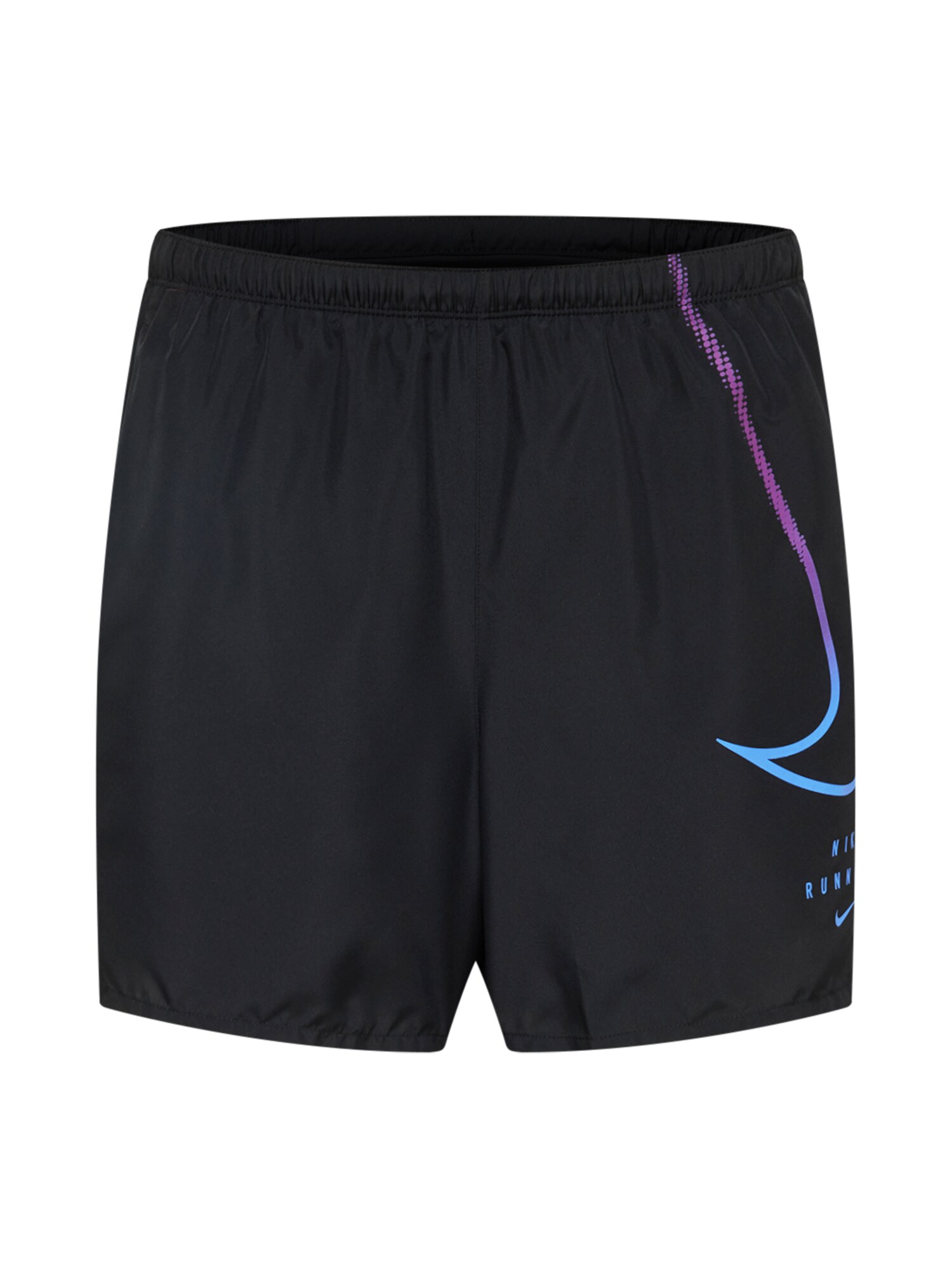NIKE Sportnadrágok  fekete / világoskék / sötétlila