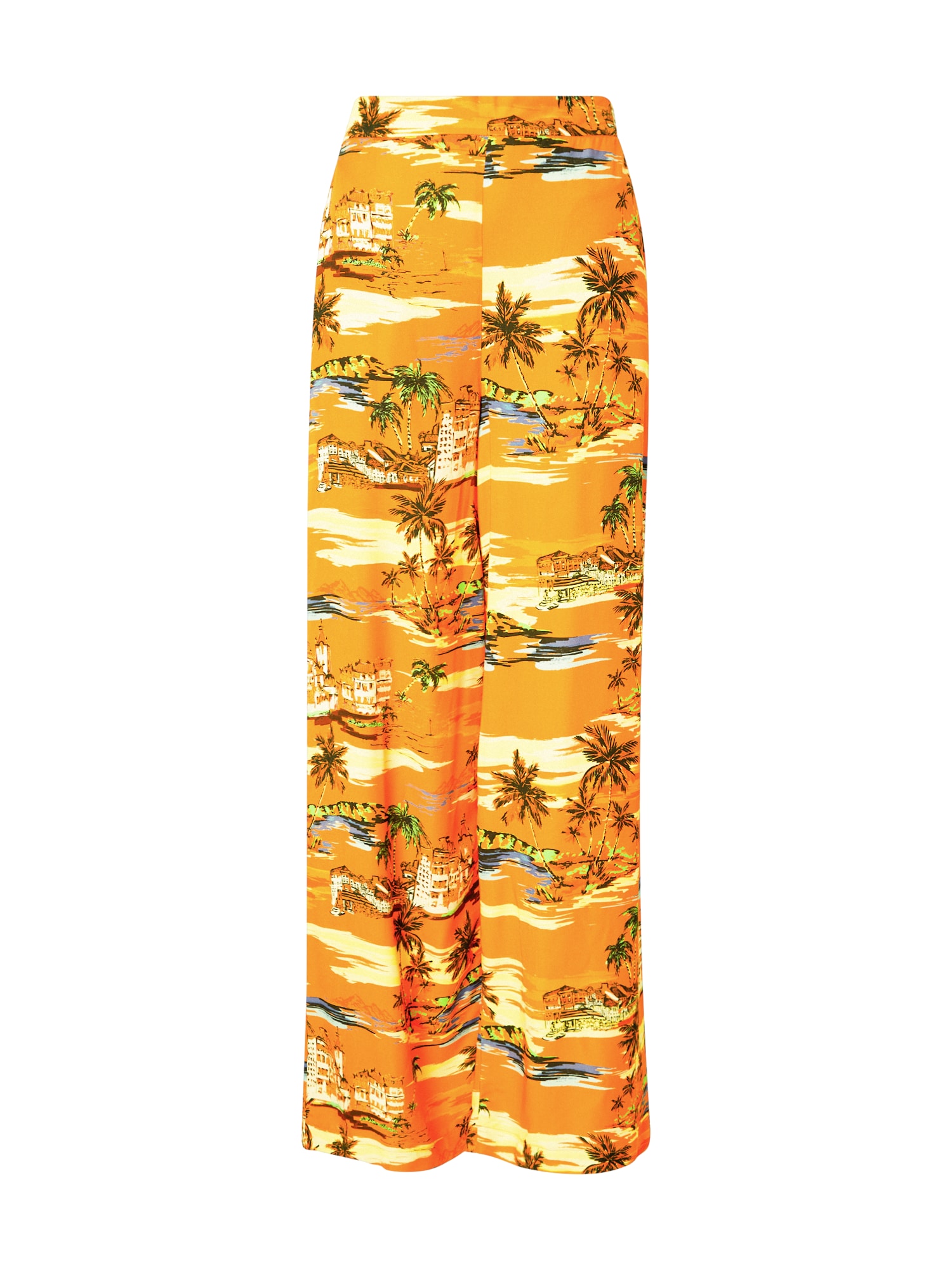 Nasty Gal Nadrág  mandarin / fekete / menta / krém / sötét narancssárga