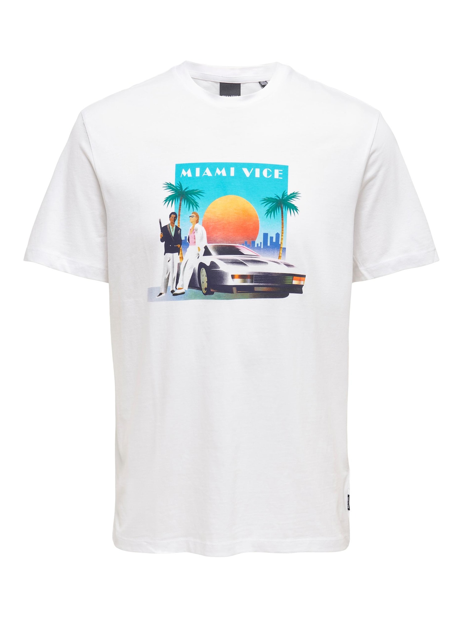 Only & Sons Póló 'Vice'  fehér / vegyes színek