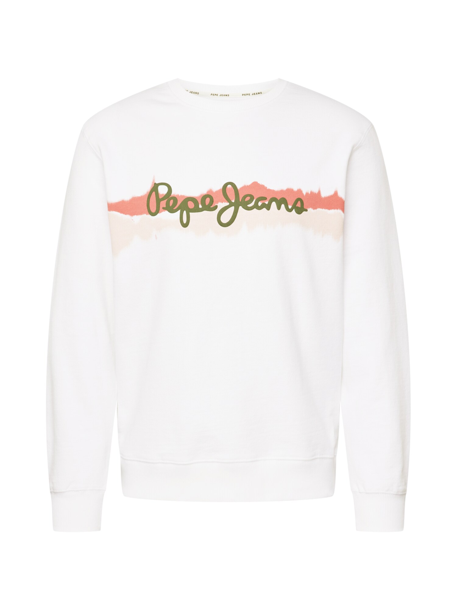 Pepe Jeans Tréning póló 'DONTE'  fehér / narancs / olíva / sárgabarack