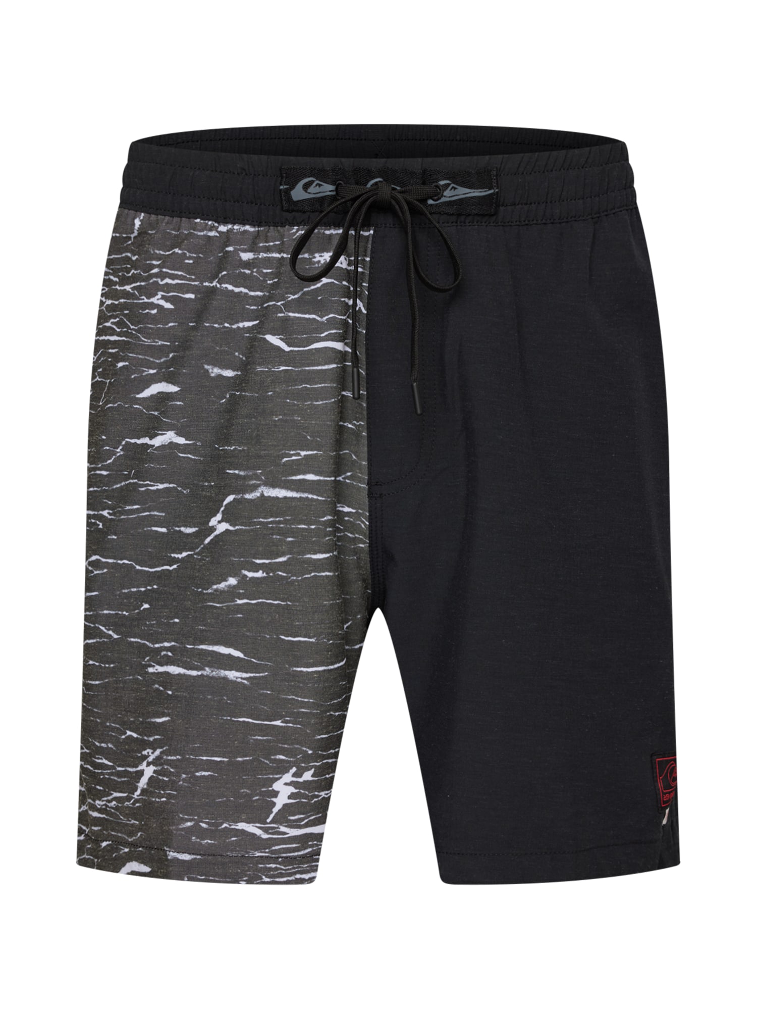 QUIKSILVER Szörf rövidnadrágok '1986 VOLLEY'  fekete / fehér