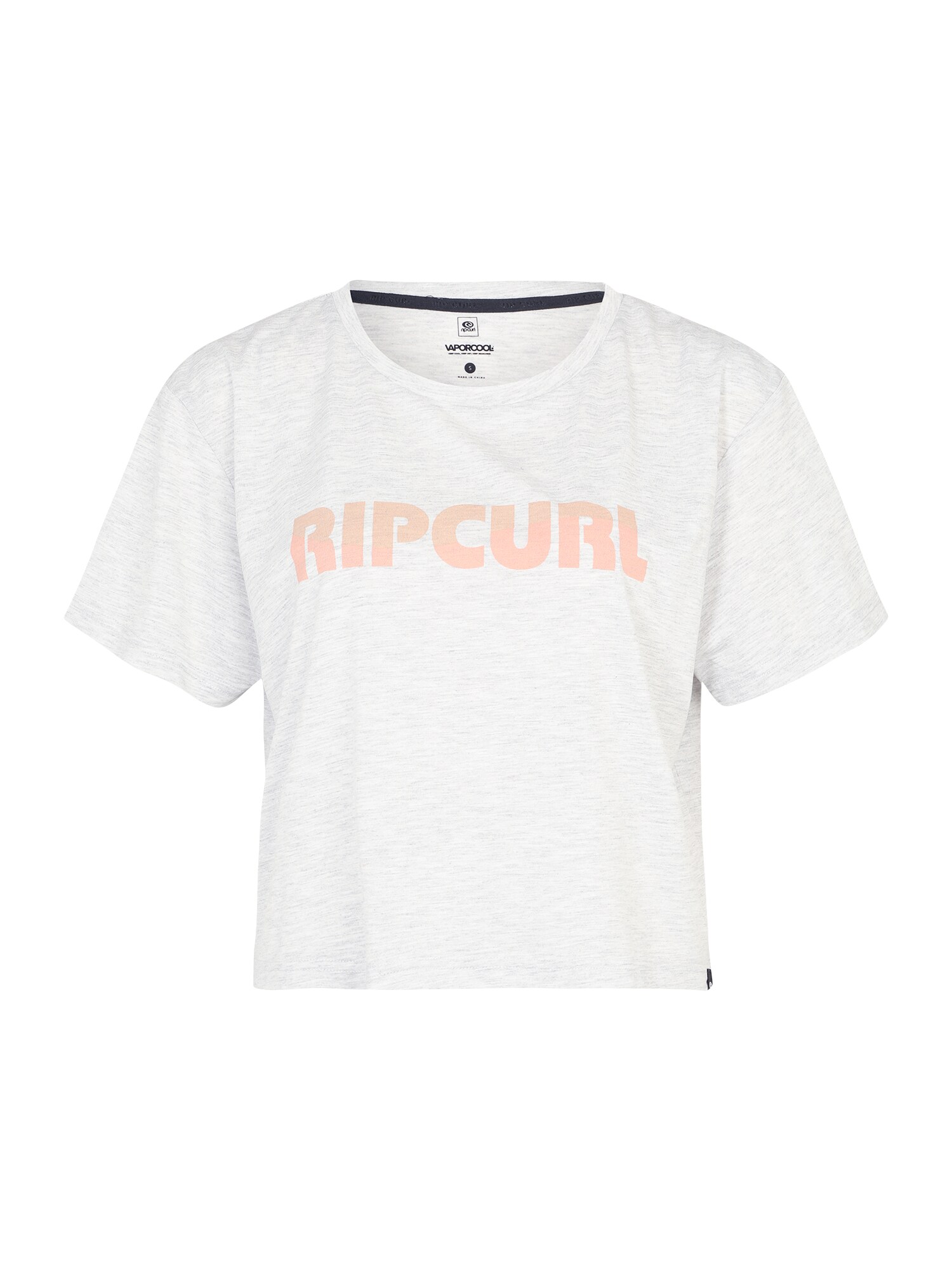 RIP CURL Funkcionális felső 'VAPORCOOL'  világosszürke / pasztellnarancs