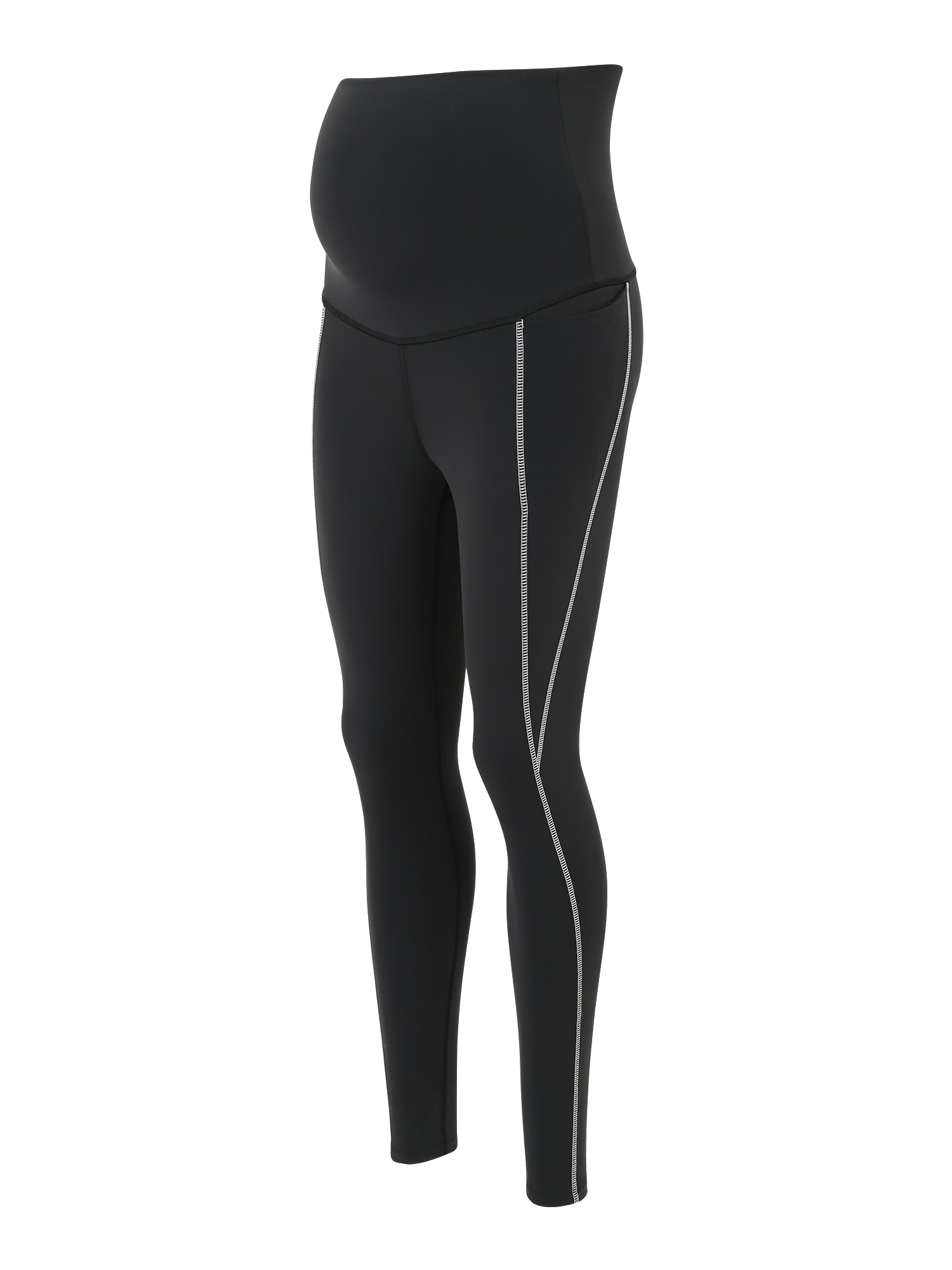 Reebok Sport Sportnadrágok  fekete / fehér