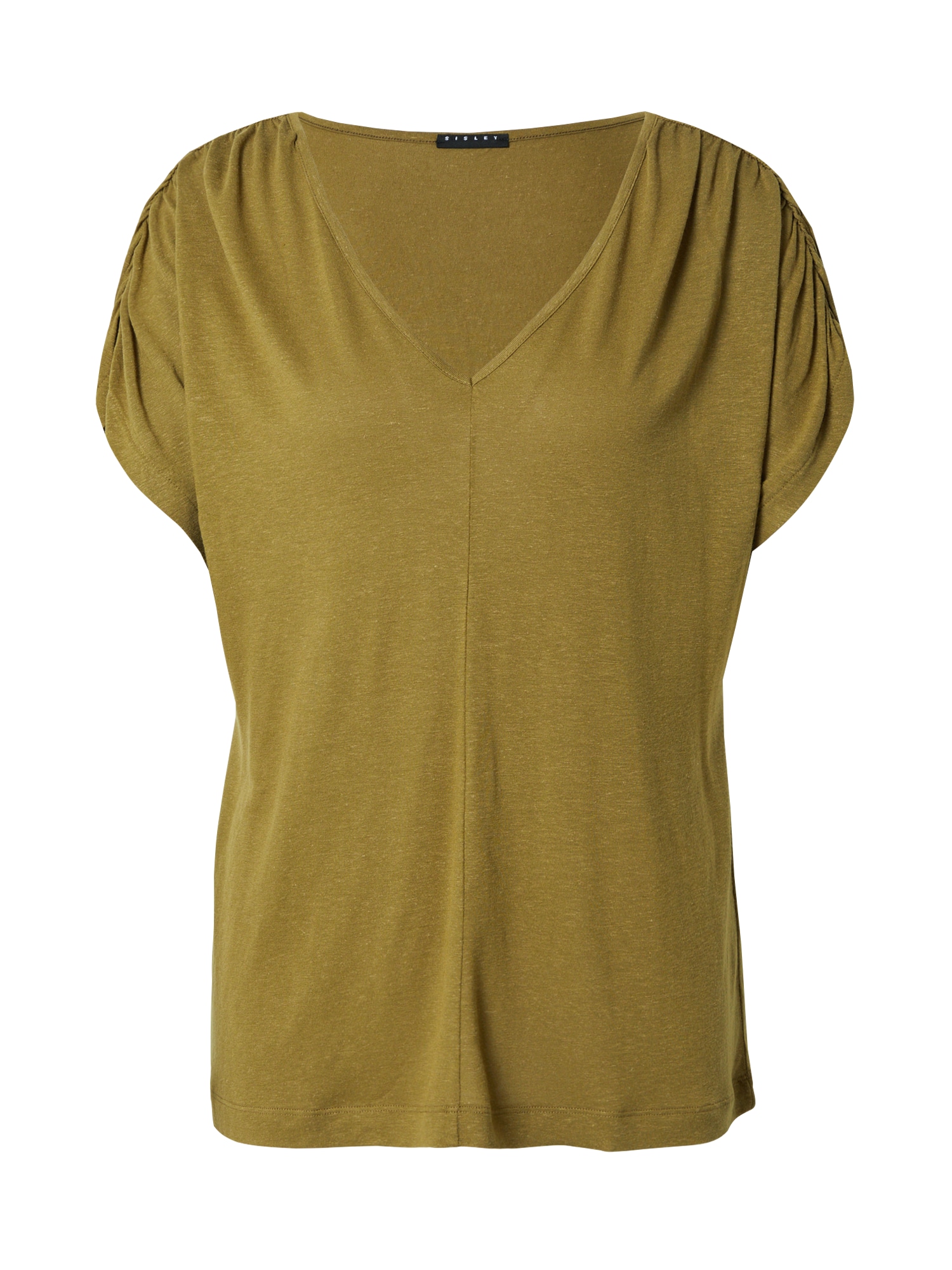 Sisley Blúz  khaki