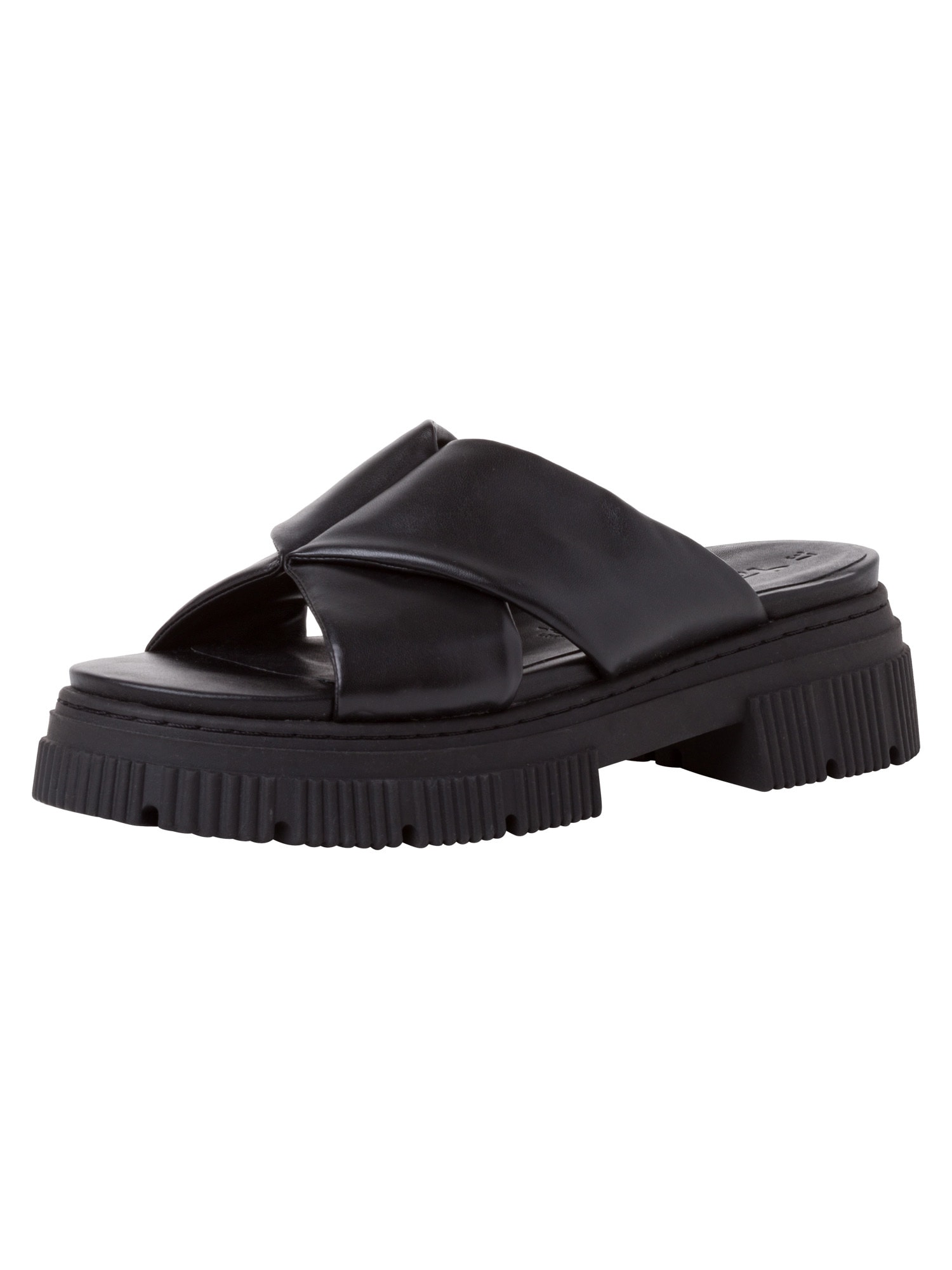 TAMARIS Papucs 'Mule Flat'  fekete