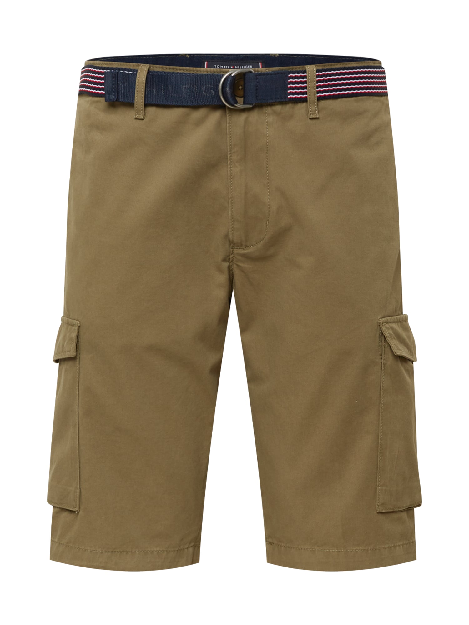 TOMMY HILFIGER Cargo nadrágok 'JOHN'  olíva / tengerészkék / fehér / piros