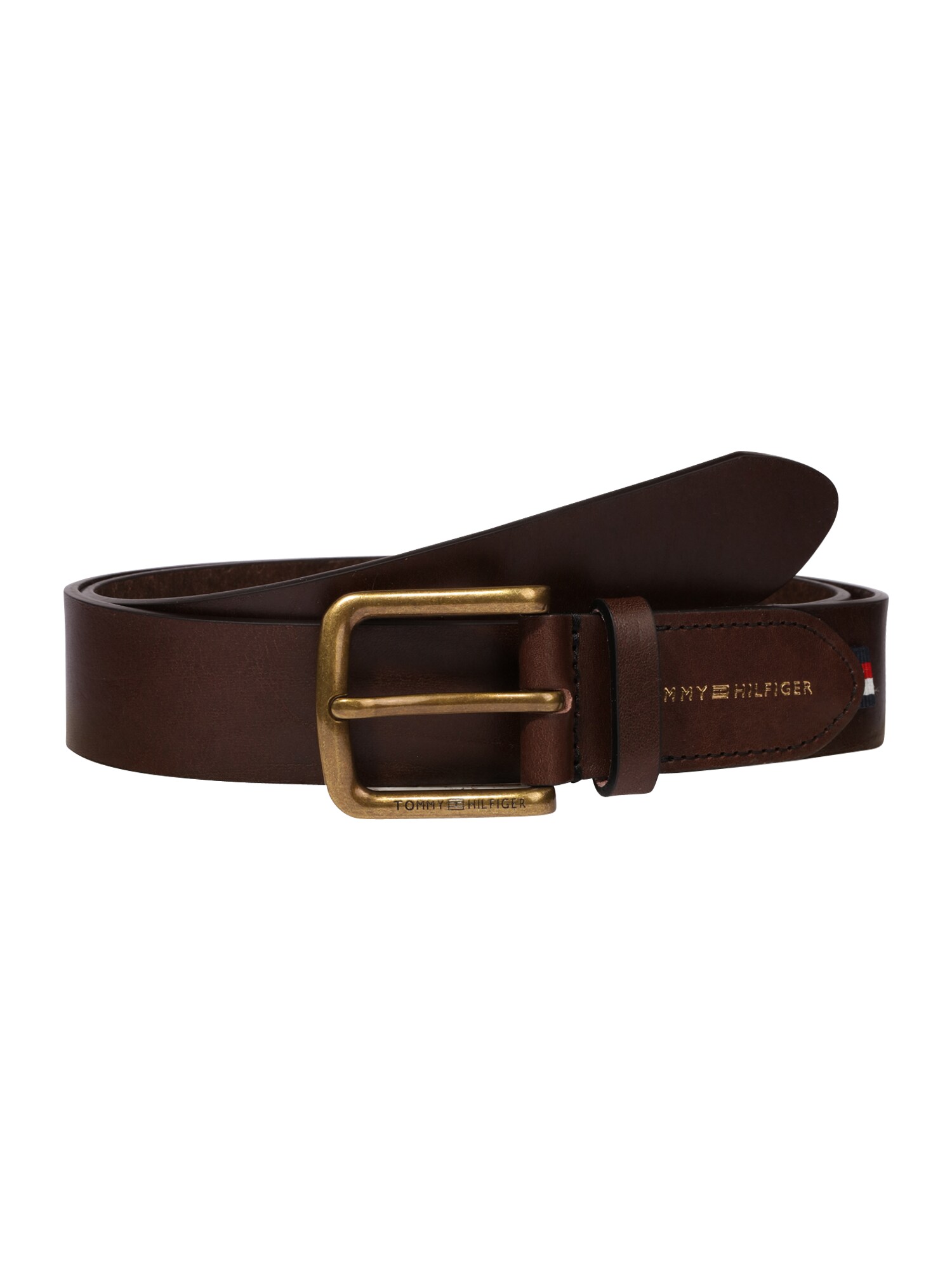 TOMMY HILFIGER Övek  sötét barna / éjkék / piros / fehér