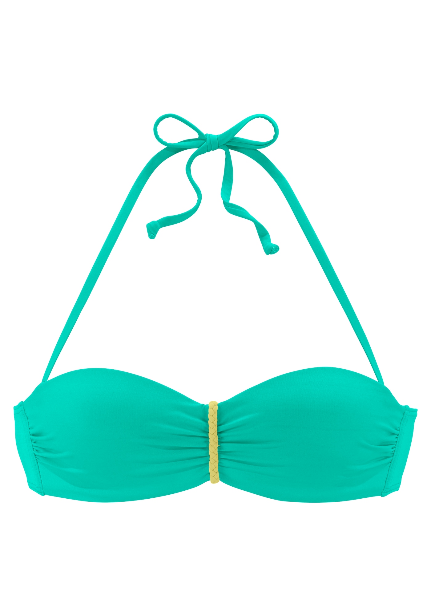 VENICE BEACH Sport bikini felső  menta / sárga