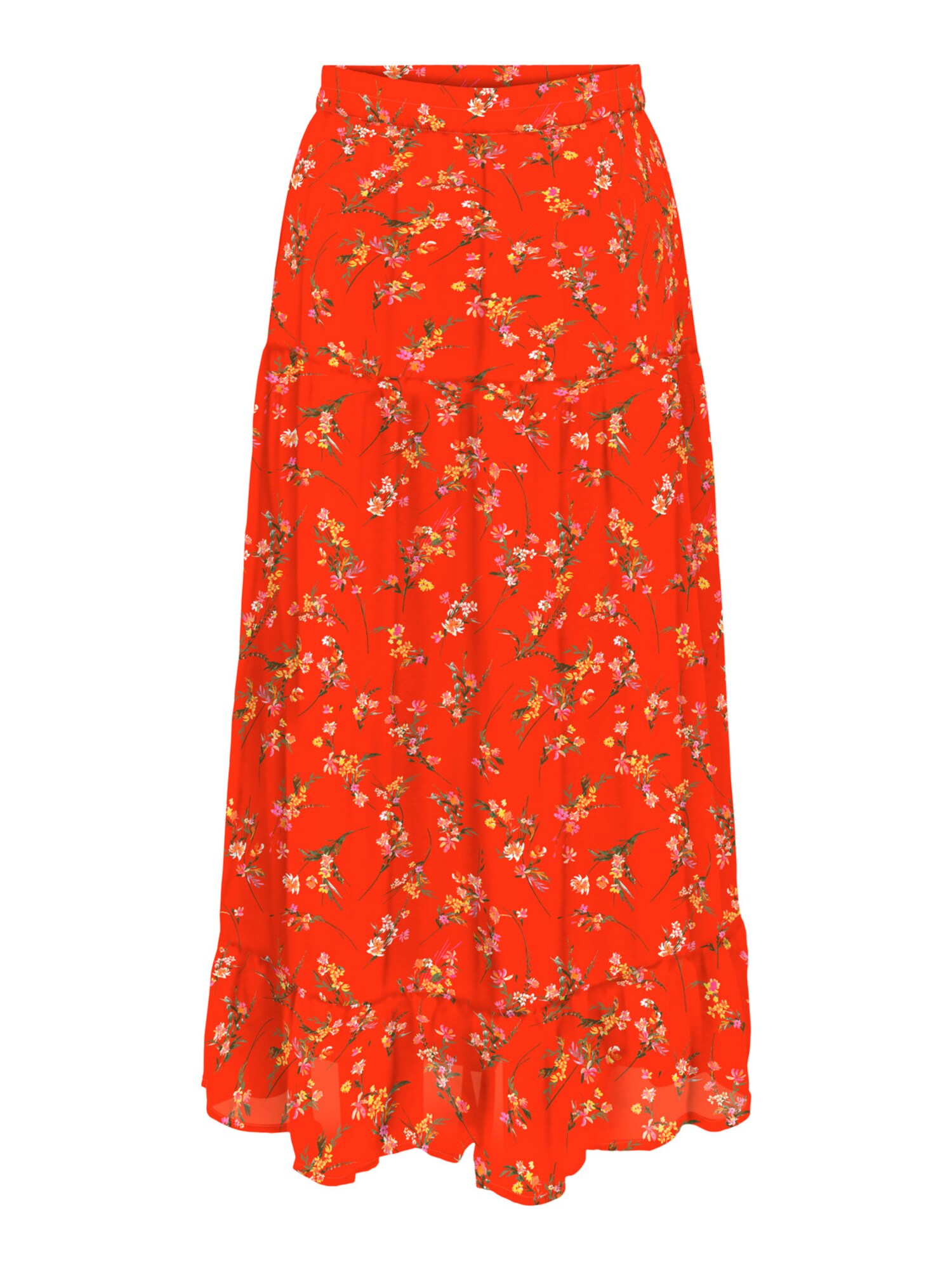 VERO MODA Szoknyák 'Kaya'  neonnarancs / bézs / rózsaszín / zöld