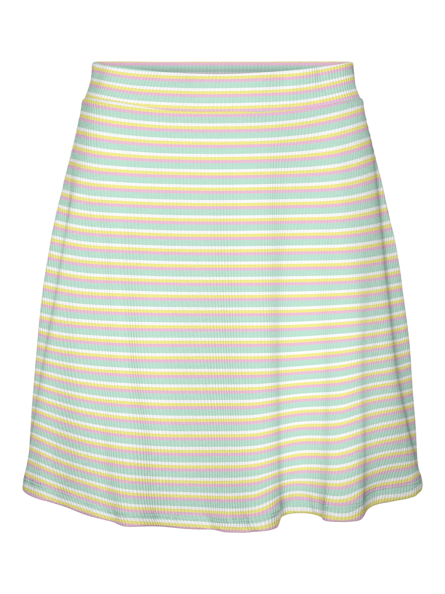VERO MODA Szoknyák 'Tica'  zöld / sárga / fehér / rózsaszín