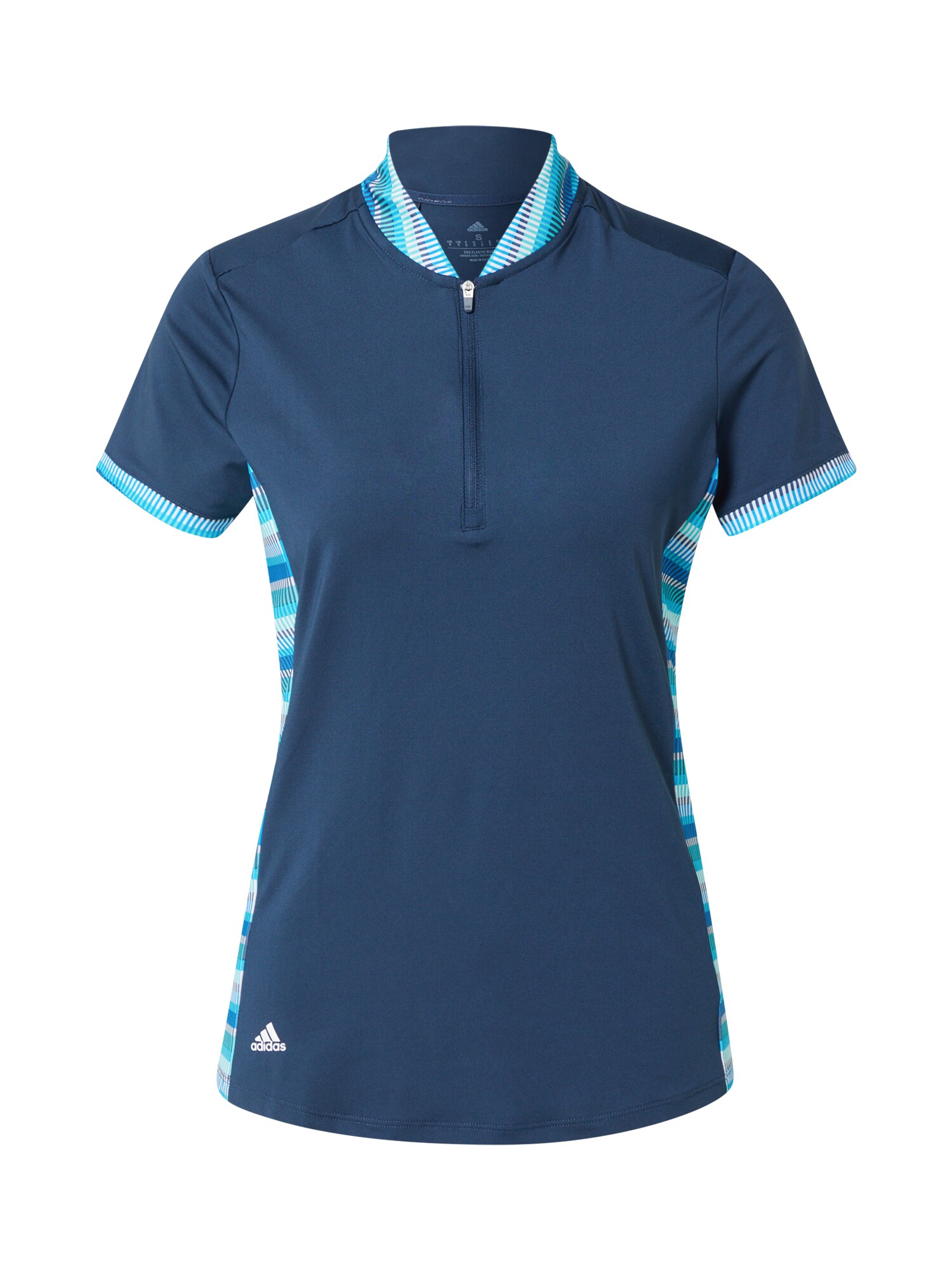 adidas Golf Funkcionális felső  sötétkék / türkiz / fehér