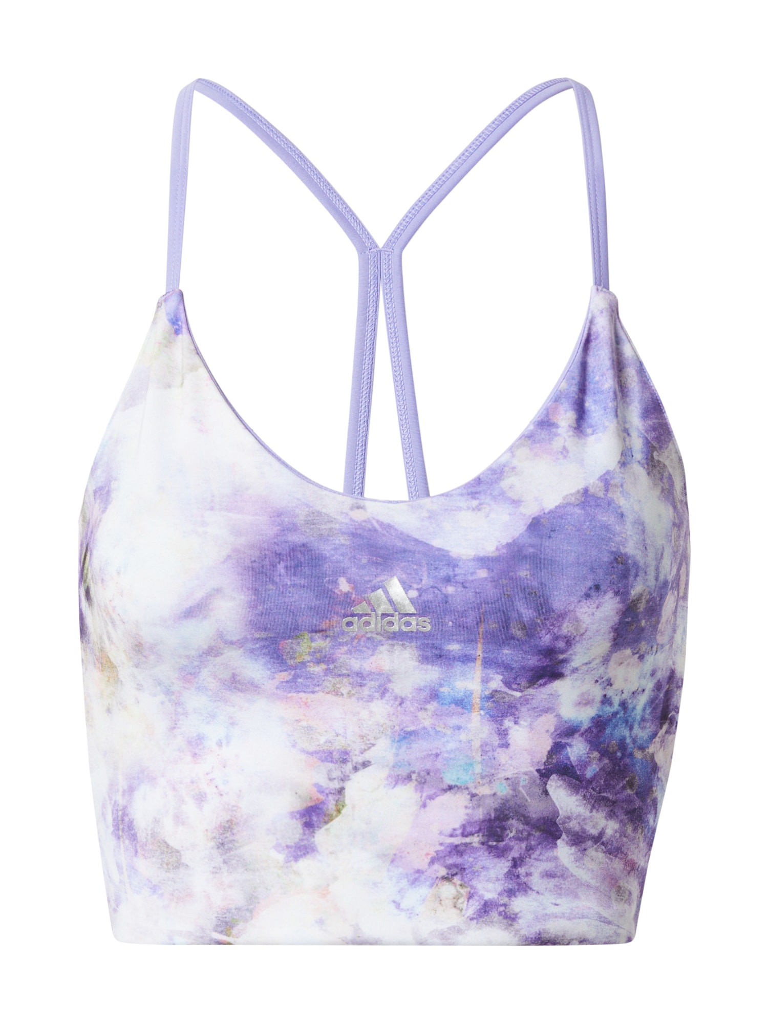 ADIDAS PERFORMANCE Sportmelltartók 'You for You'  sötétlila / fehér / világoslila / ezüst