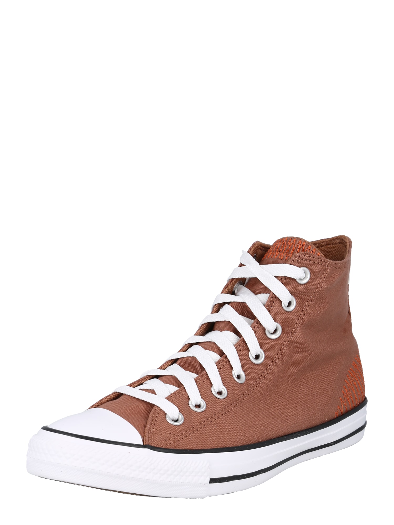 CONVERSE Magas szárú edzőcipők 'Chuck Taylor All Star'  rozsdabarna / fehér