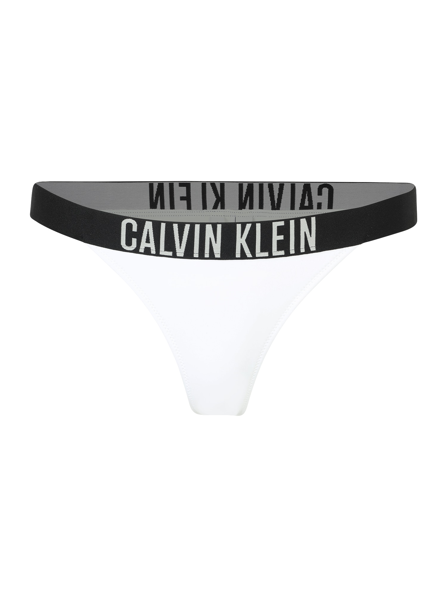 Calvin Klein Swimwear Bikini nadrágok  fehér / fekete