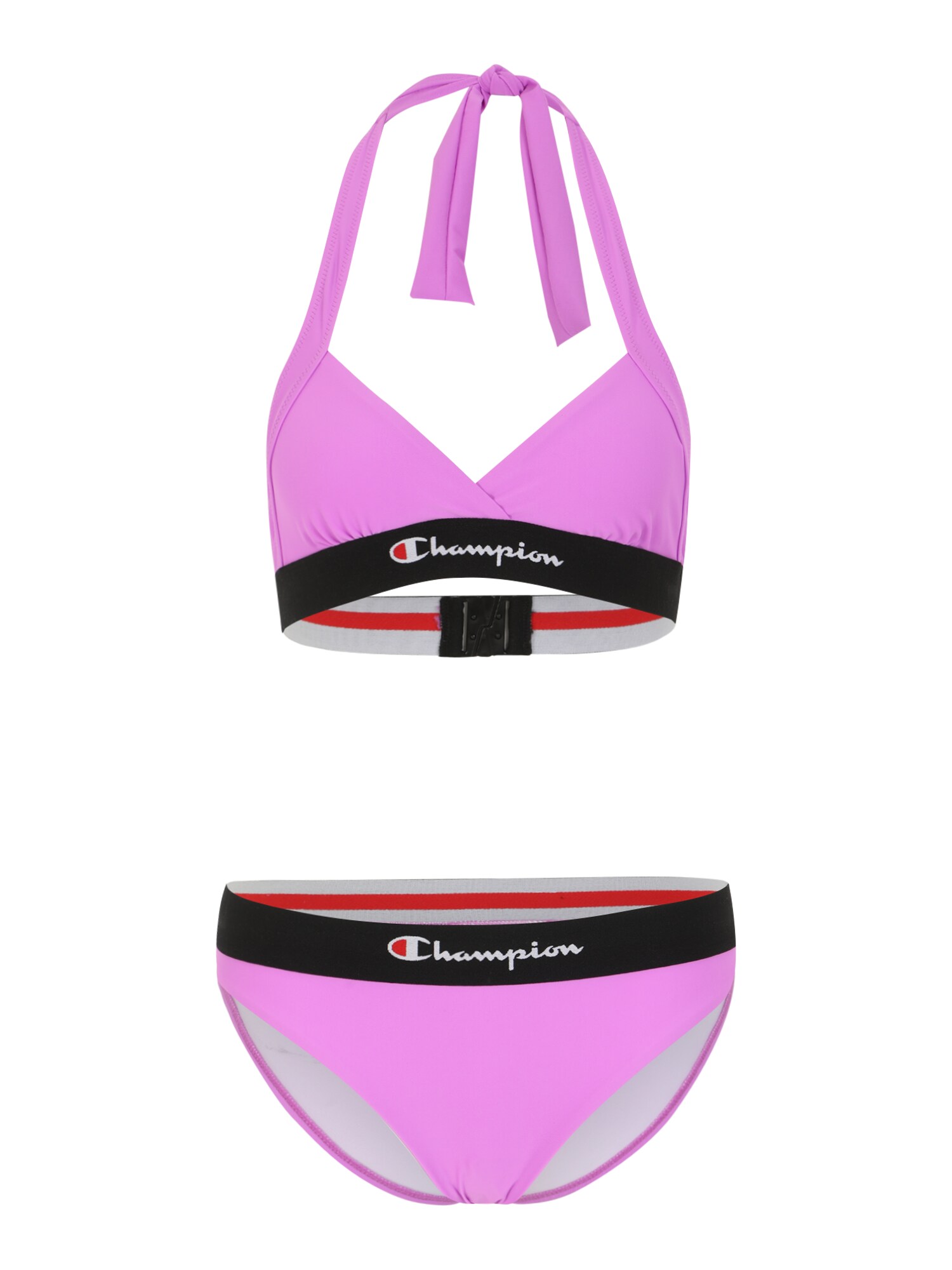 Champion Authentic Athletic Apparel Bikini  orchidea / fekete / fehér / piros