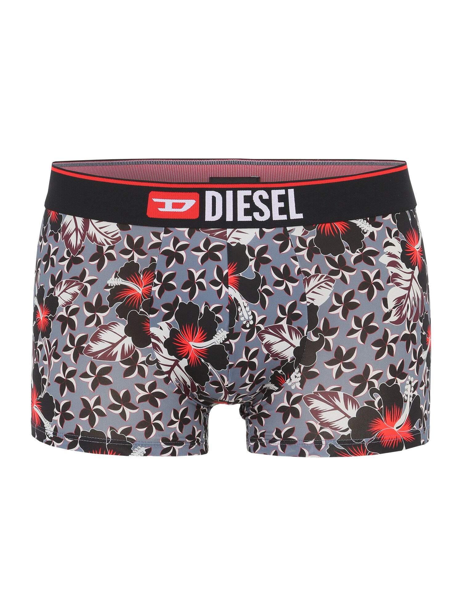 DIESEL Boxeralsók  szürke / fekete / narancs / barna