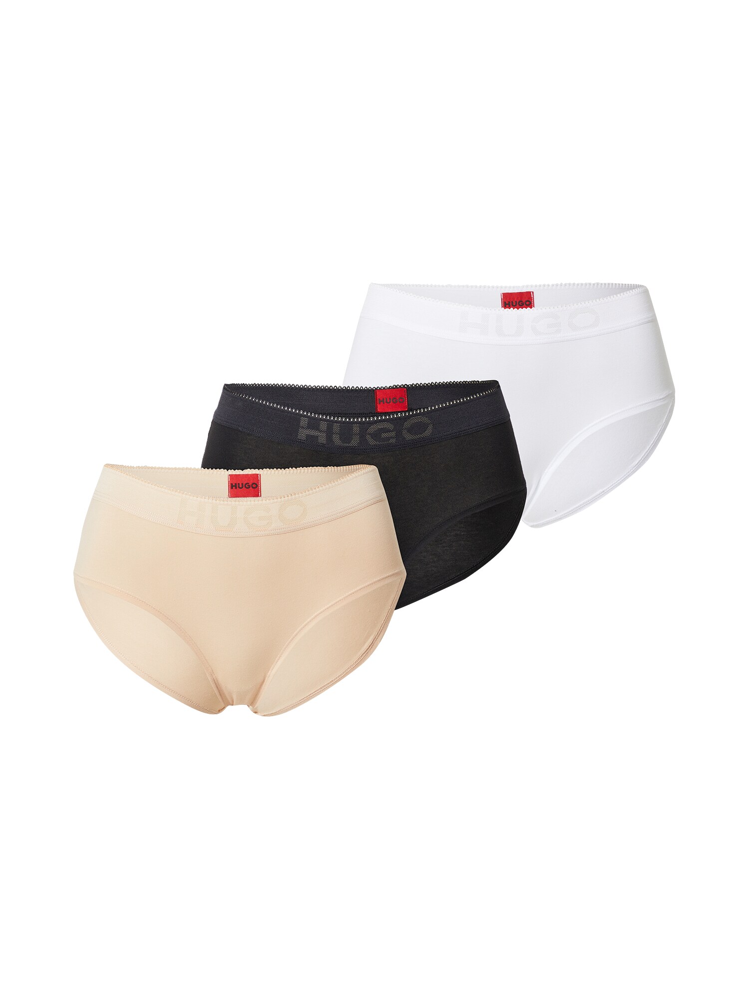 HUGO Slip  fehér / fekete / bézs