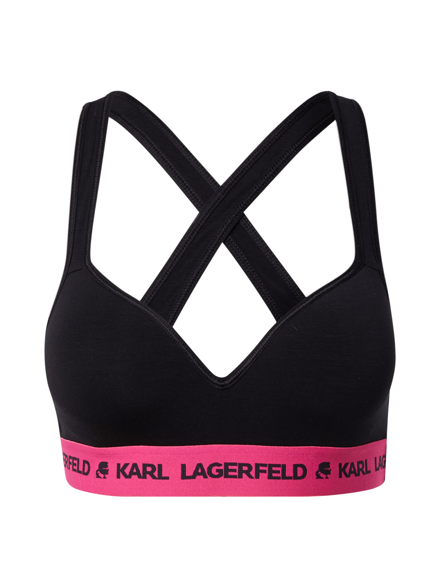Karl Lagerfeld Melltartó  fekete / rózsaszín