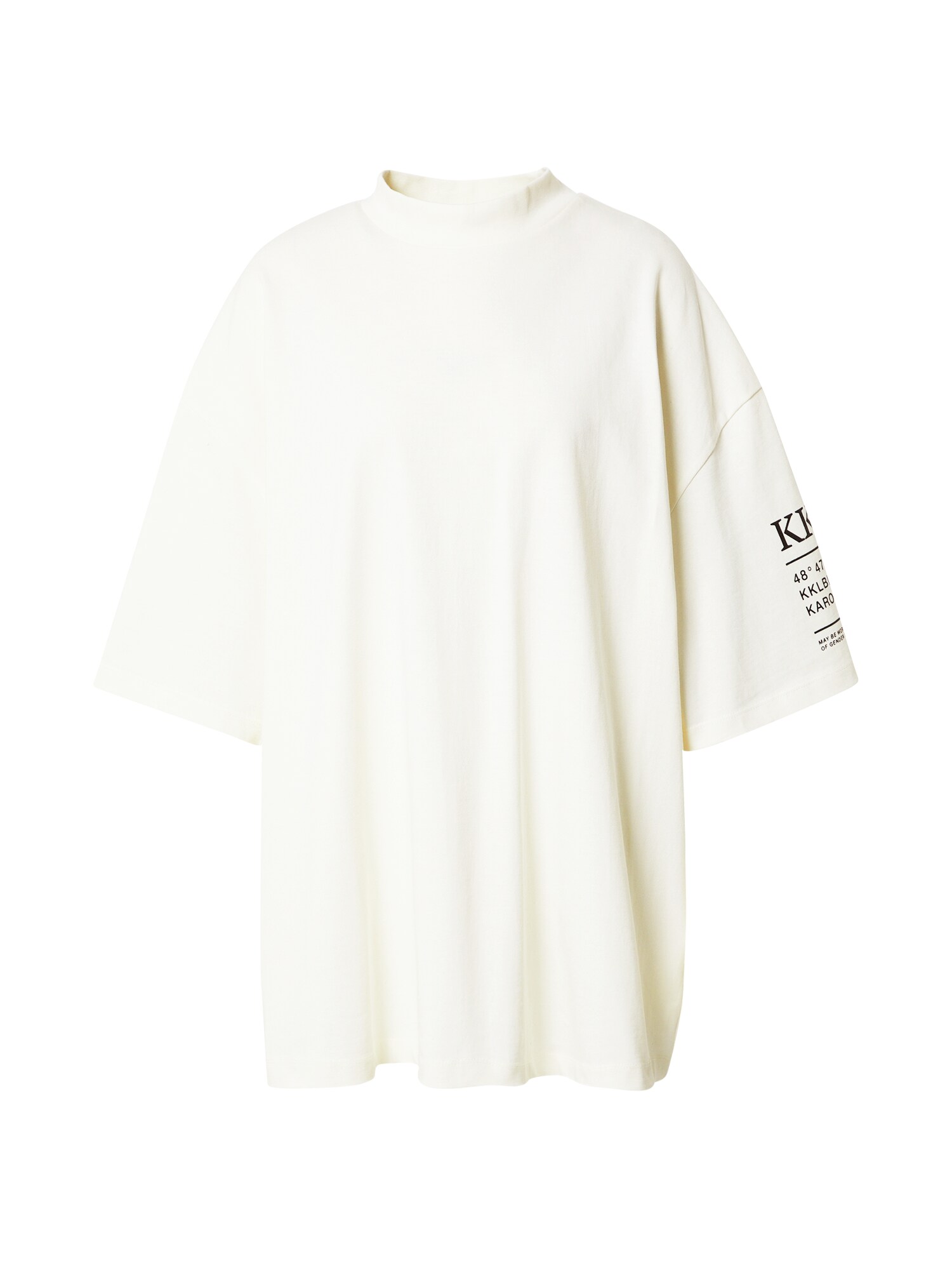 Karo Kauer Oversize póló  fehér / fekete