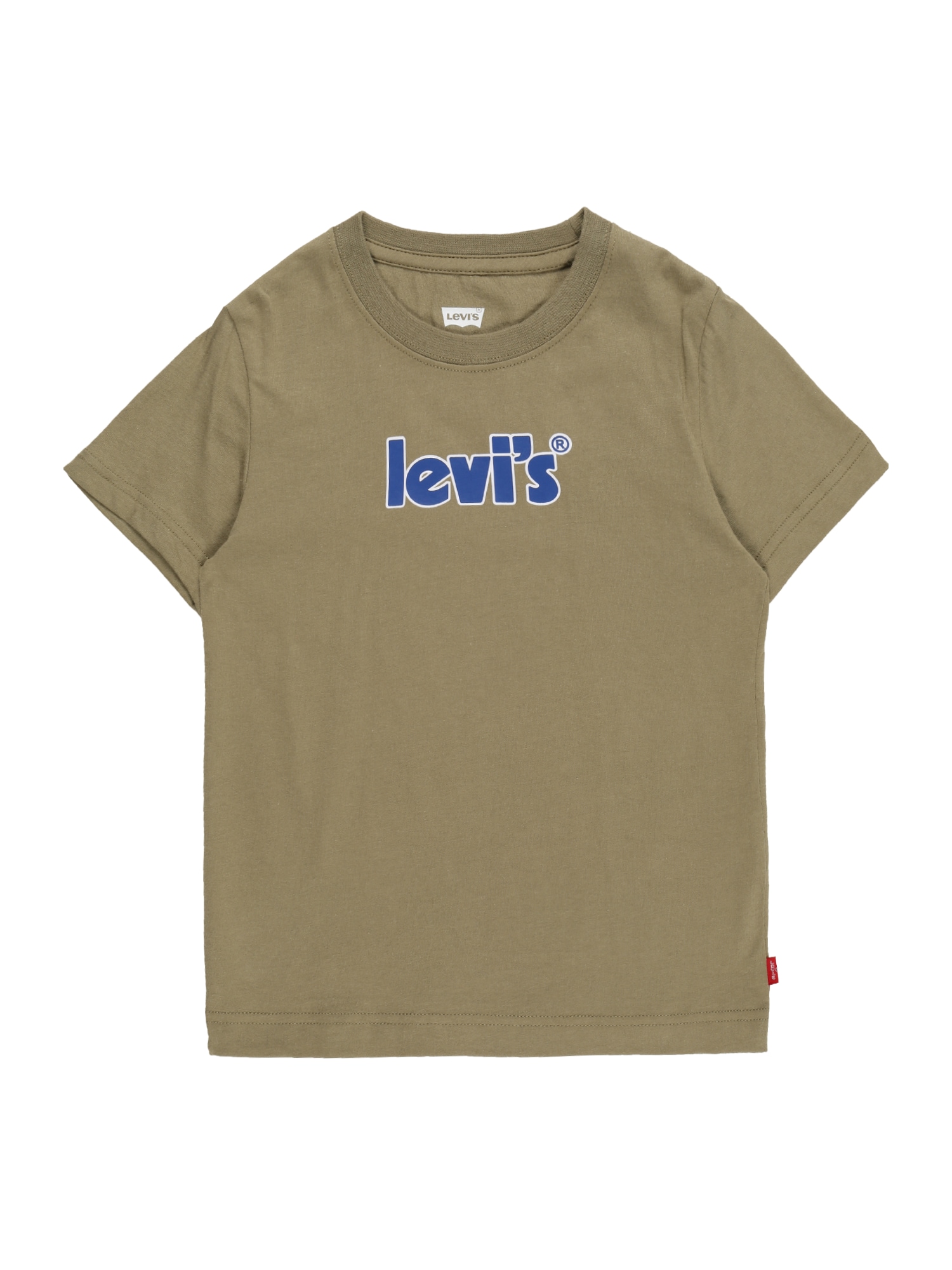 LEVI'S Póló  olíva / fehér / piros / királykék