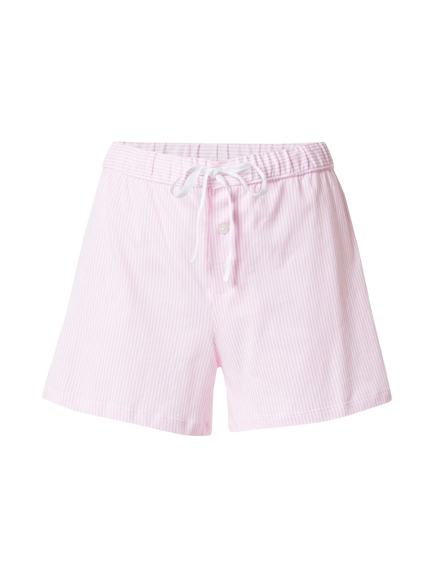 Lauren Ralph Lauren Pizsama nadrágok  rózsaszín / fehér