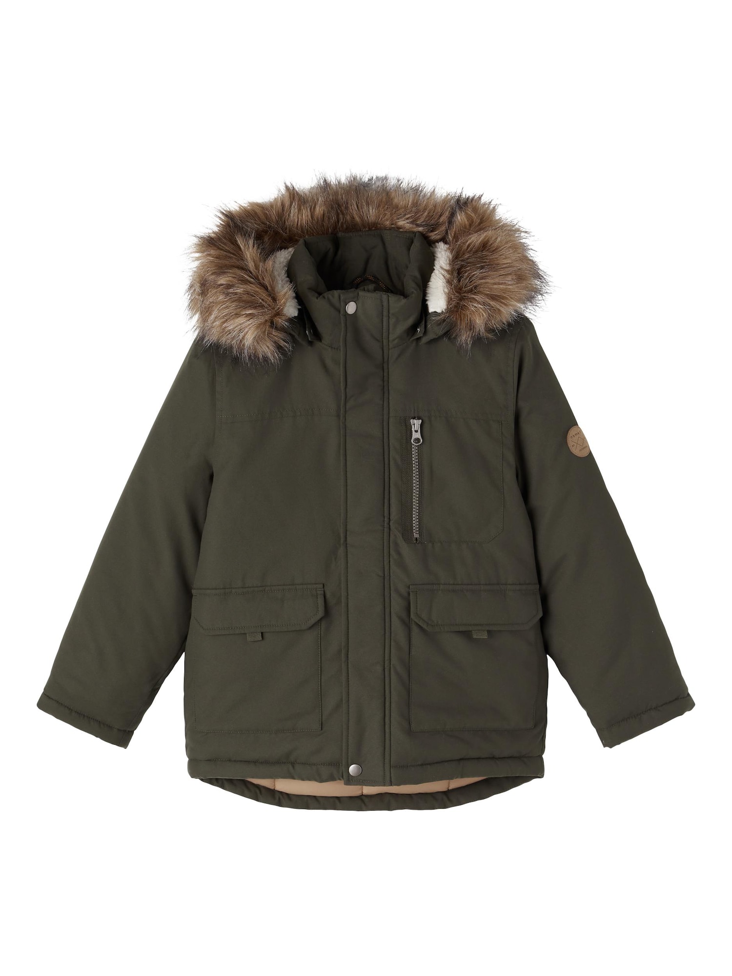 NAME IT Téli dzseki 'MACE'  khaki