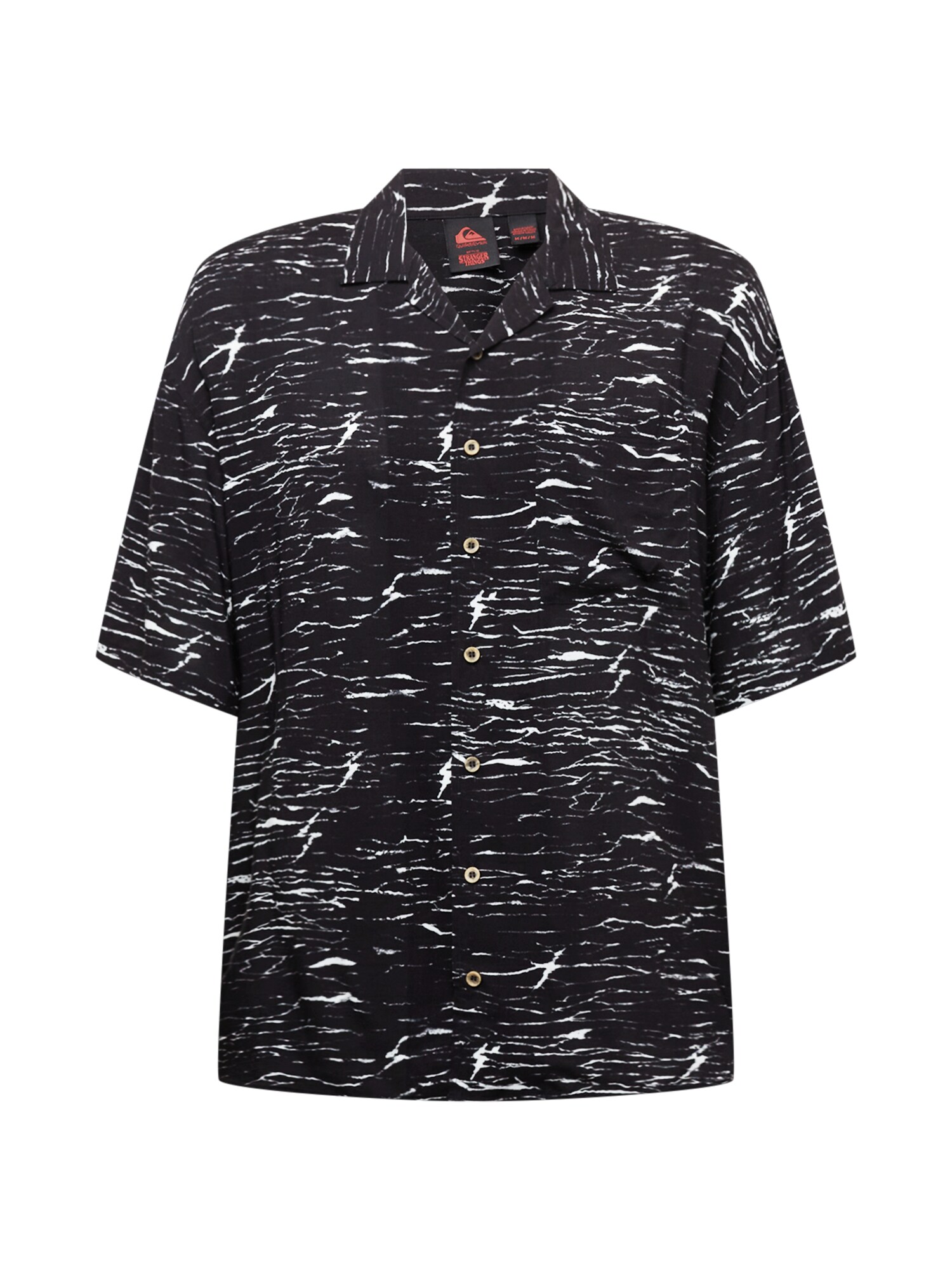 QUIKSILVER Ing 'VEINSCOSE'  fekete / fehér
