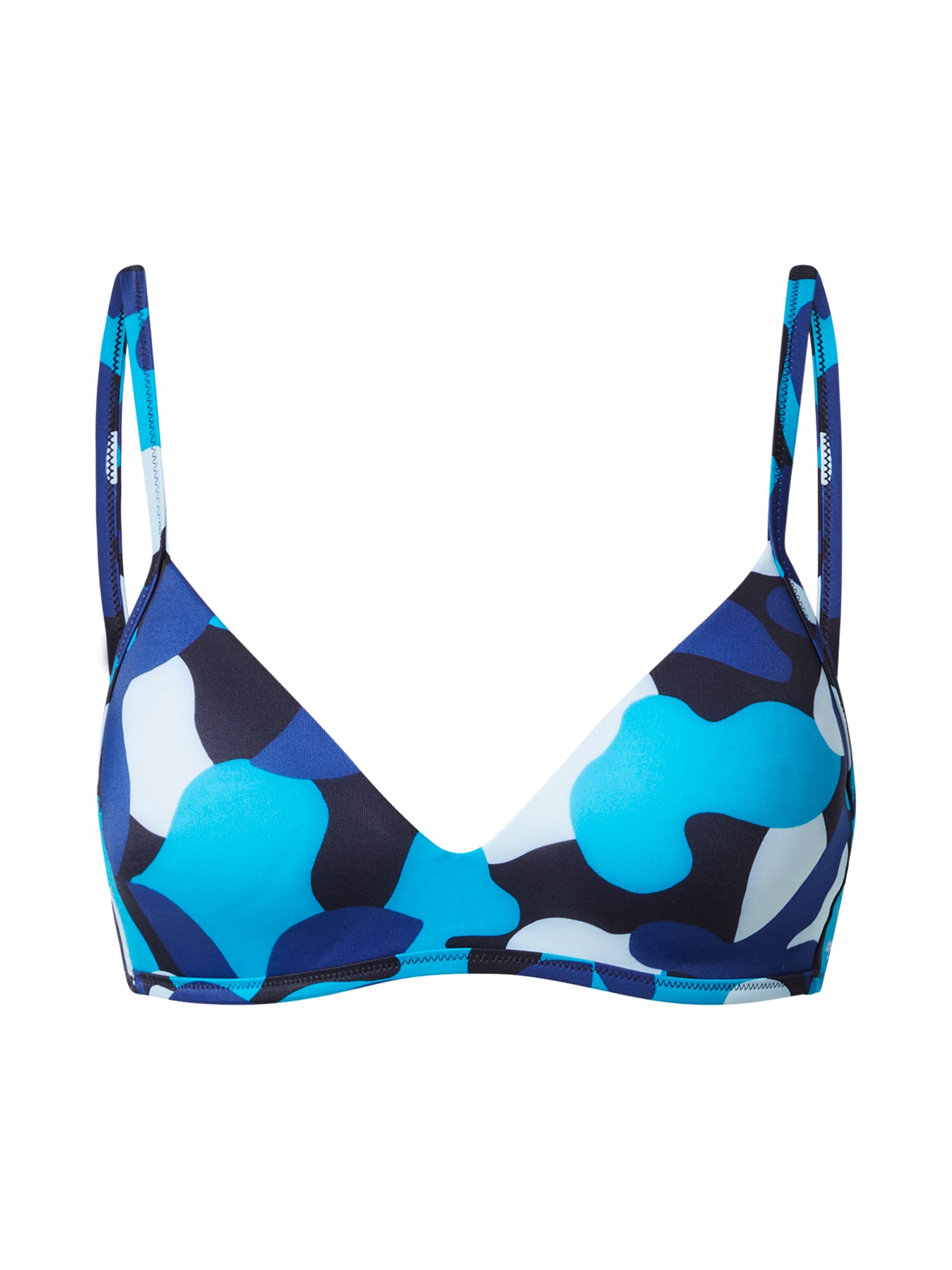 SLOGGI Bikini felső 'Shore Flower'  kék / fekete / fehér / türkiz