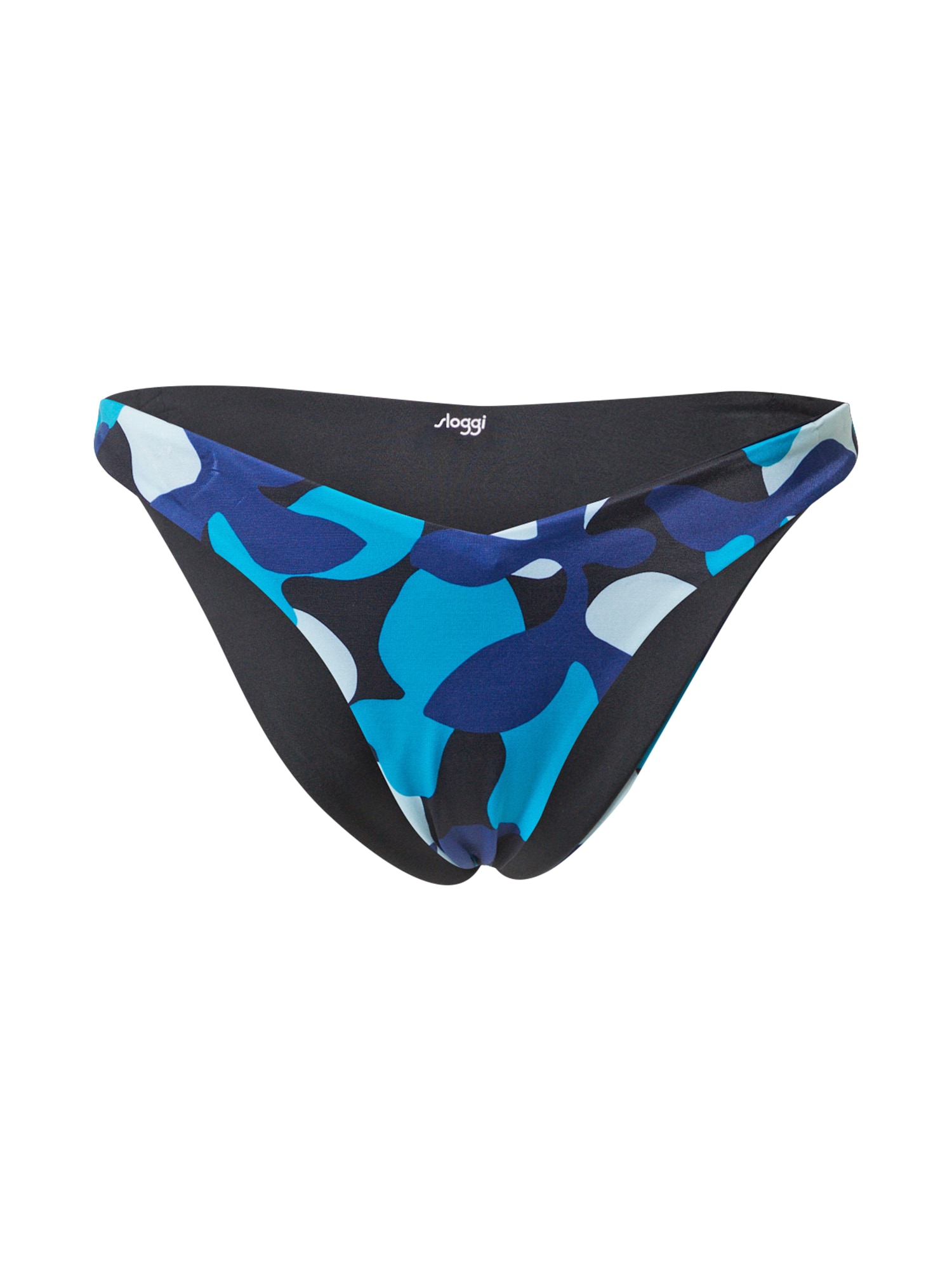 SLOGGI Bikini nadrágok 'Shore Flower Horn'  kék / égkék / fehér