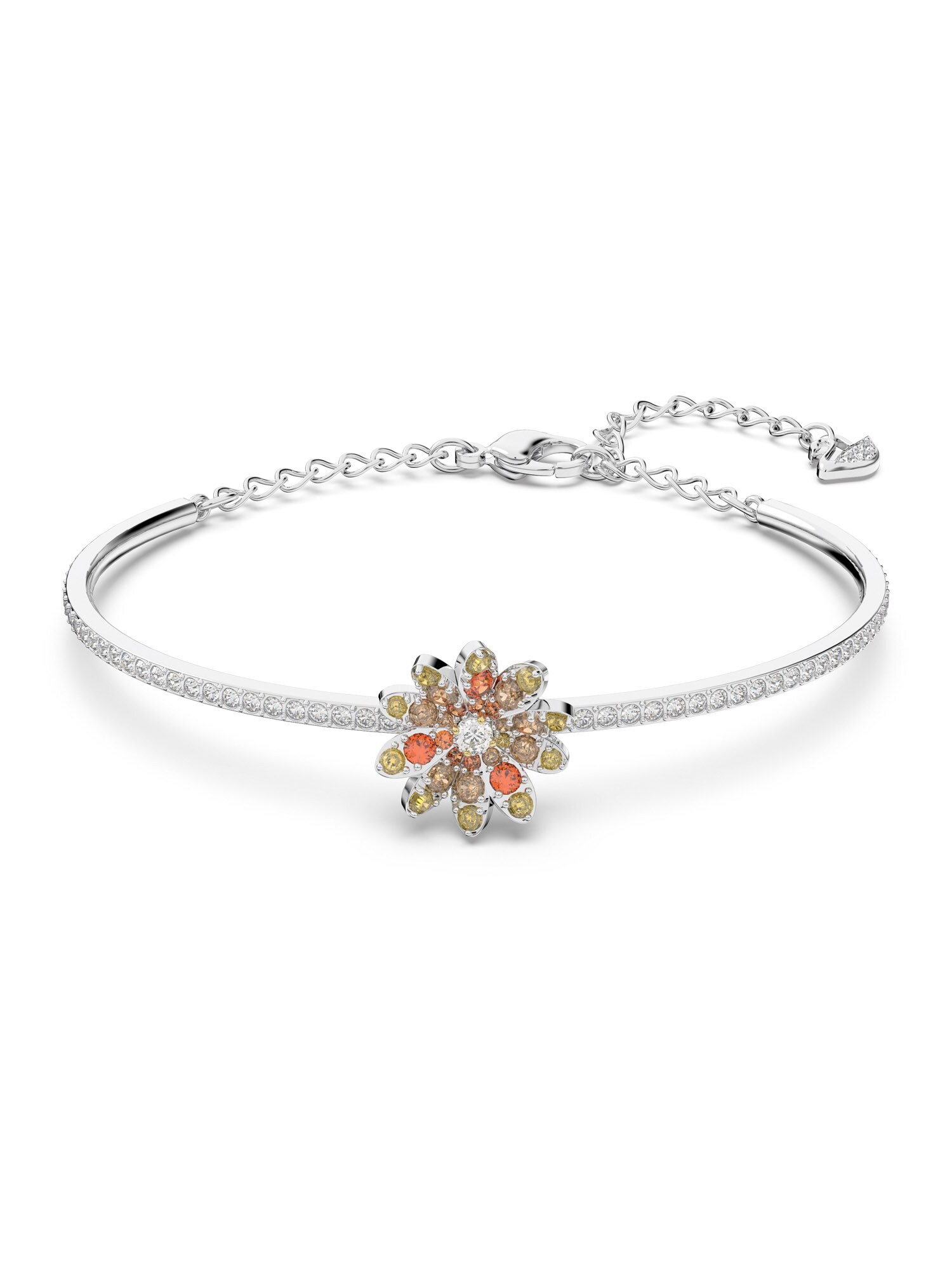 Swarovski Karkötő 'Eternal Flower'  ezüst / narancs / sárga