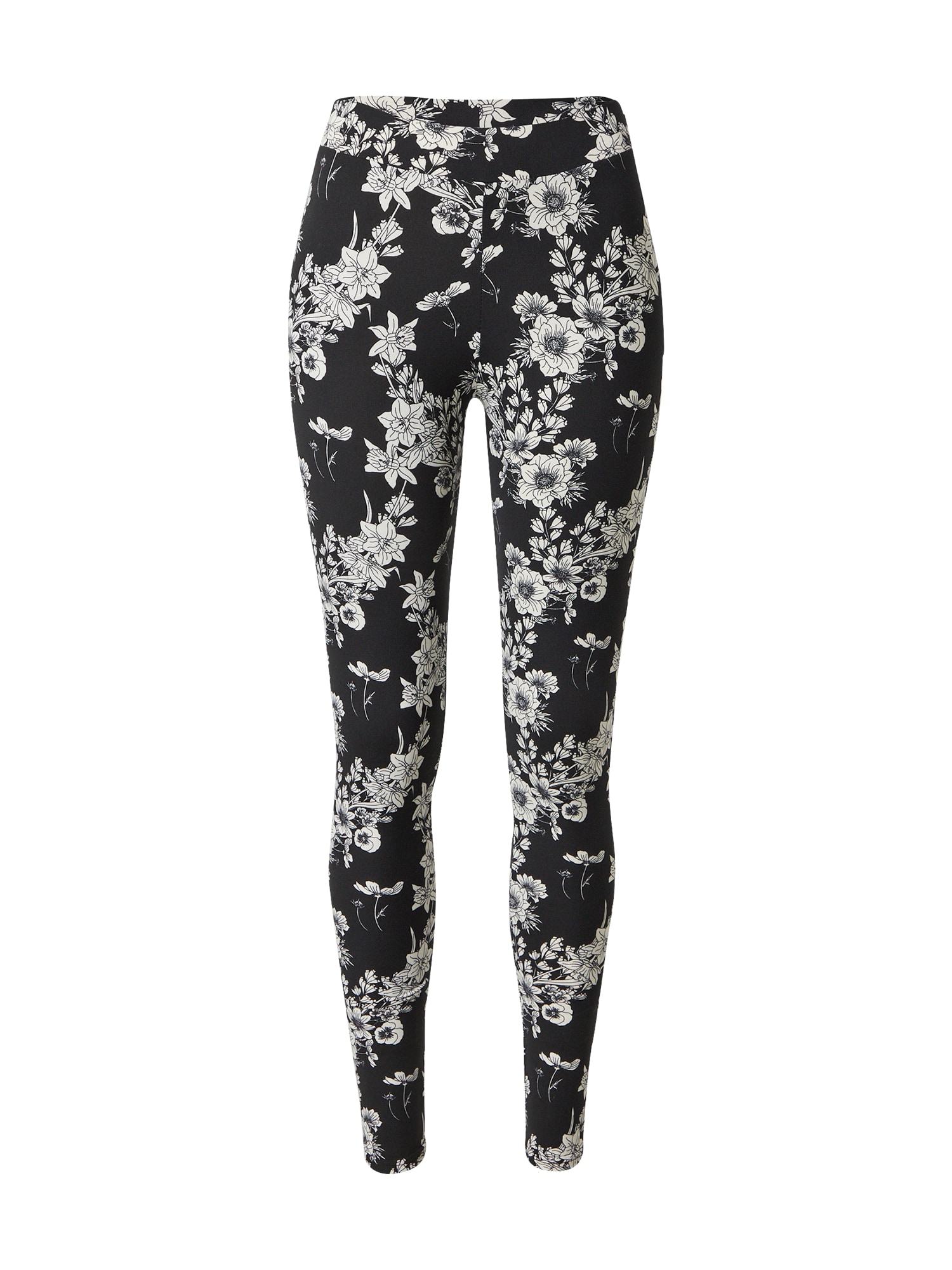 Urban Classics Leggings  fekete / fehér