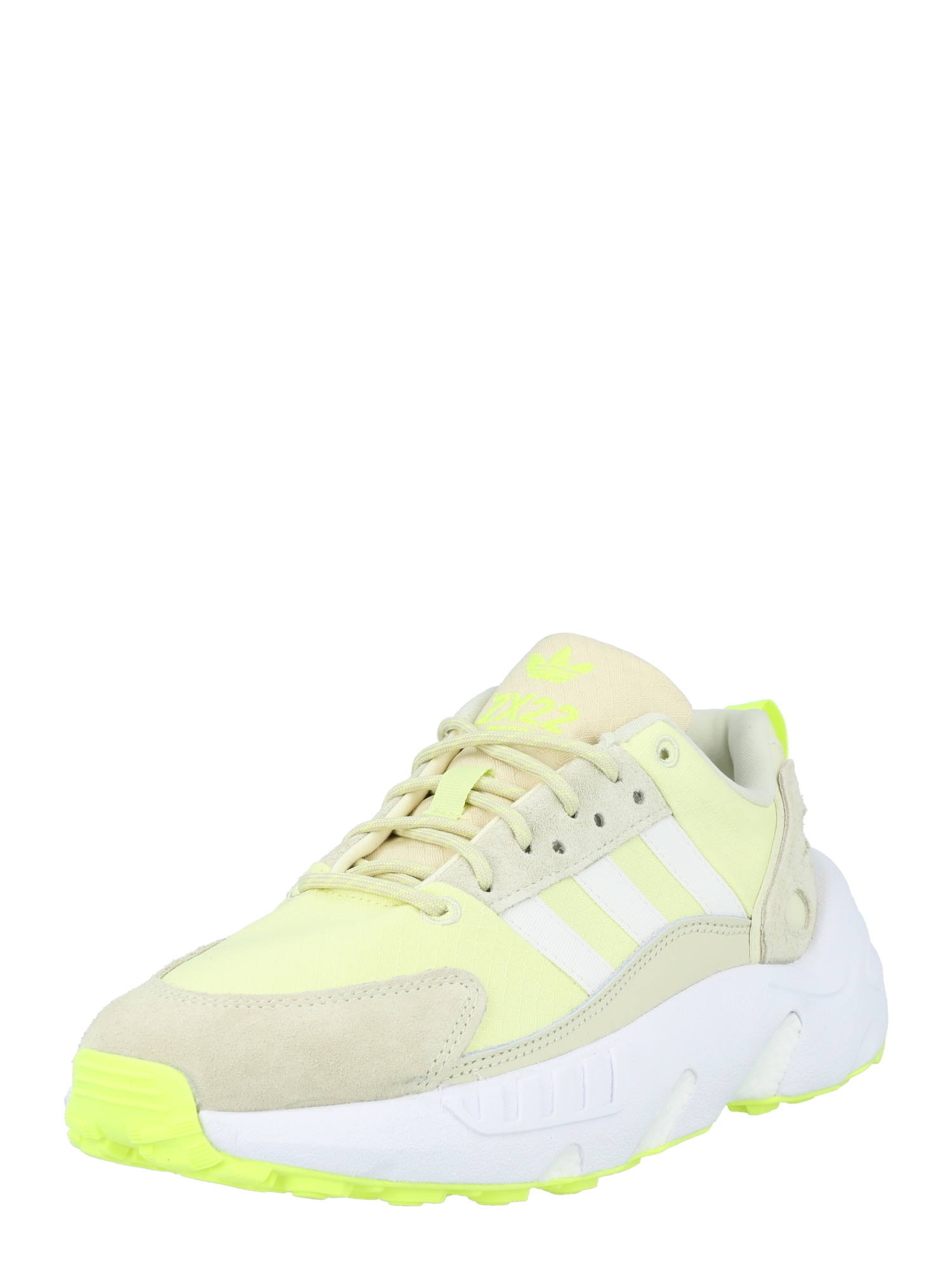 ADIDAS ORIGINALS Rövid szárú edzőcipők 'ZX 22 BOOST'  homok / fehér / sárga