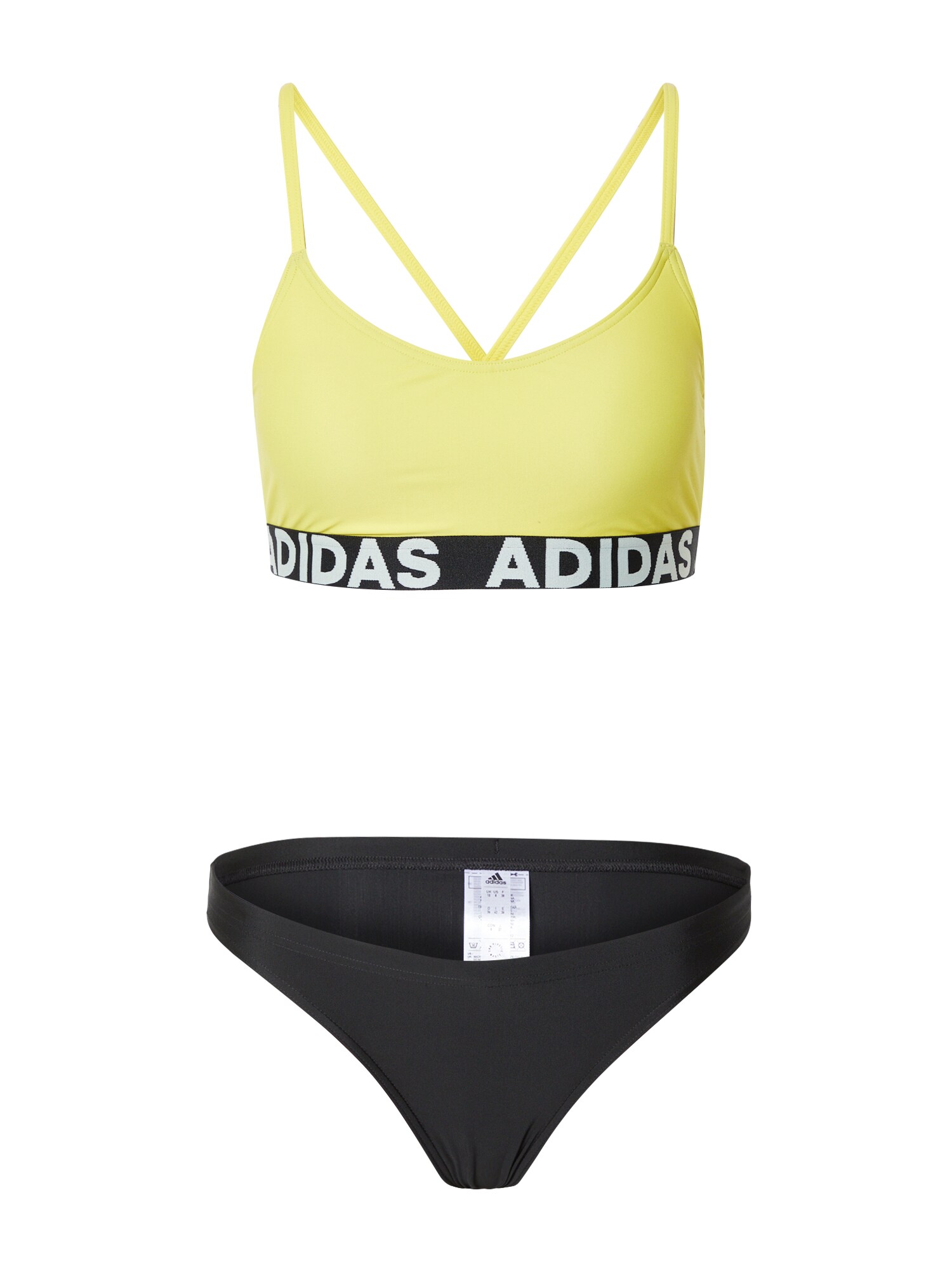 ADIDAS PERFORMANCE Sport bikini  sárga / fekete / szürke
