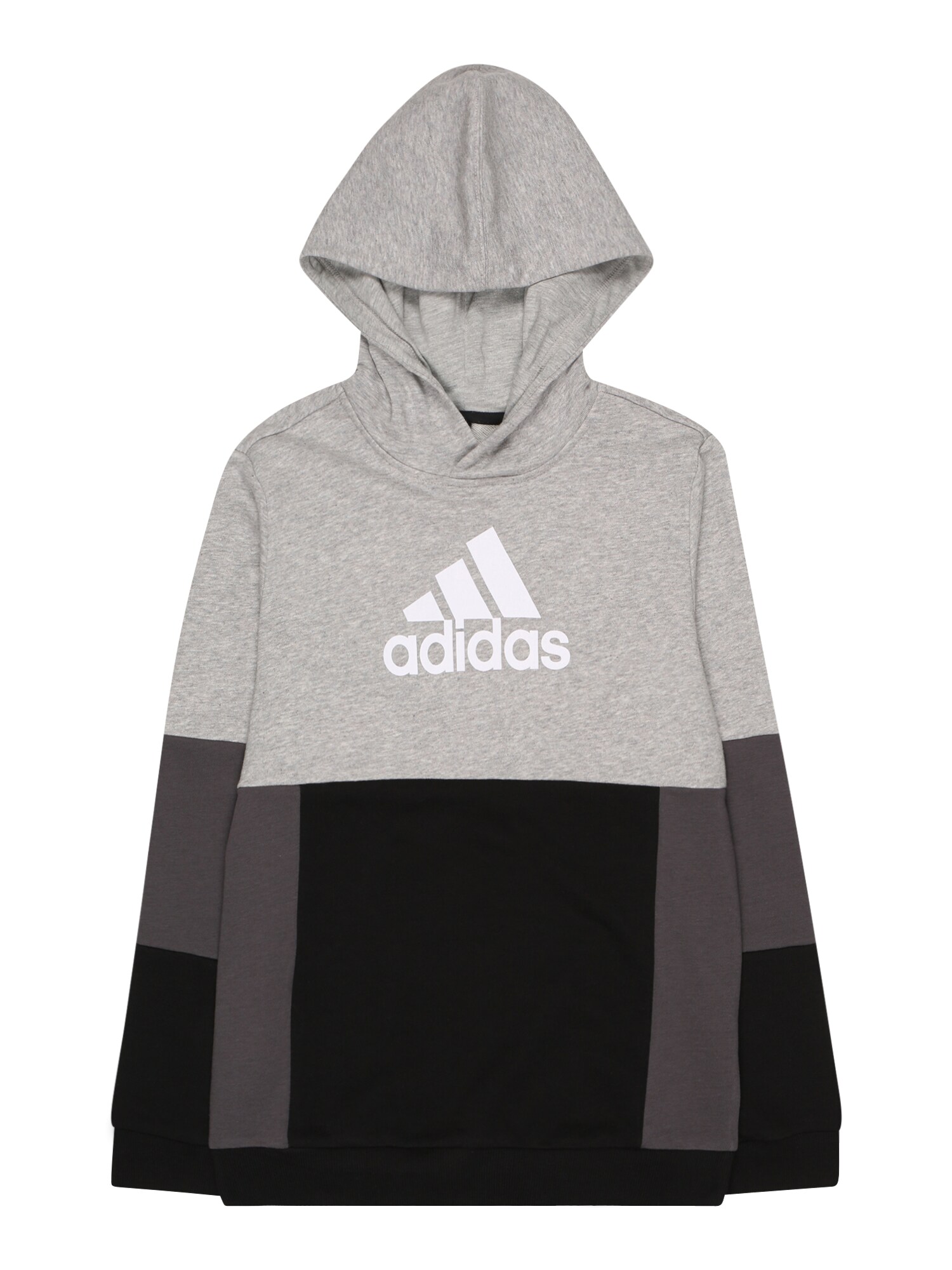ADIDAS PERFORMANCE Sport szabadidős felsők  szürke melír / fehér / fekete / sötétszürke