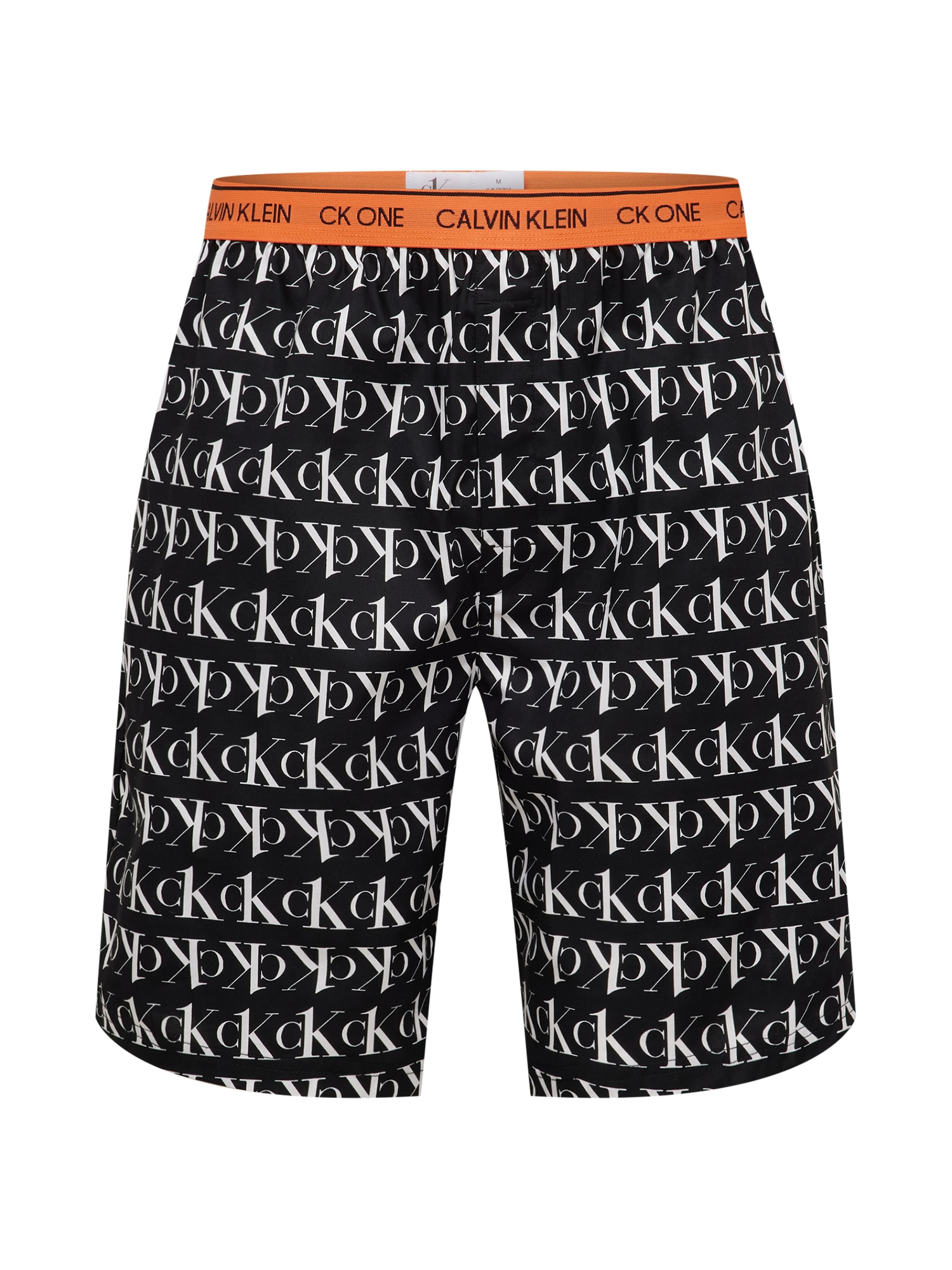 Calvin Klein Underwear Pizsama nadrágok  fekete / fehér / narancs
