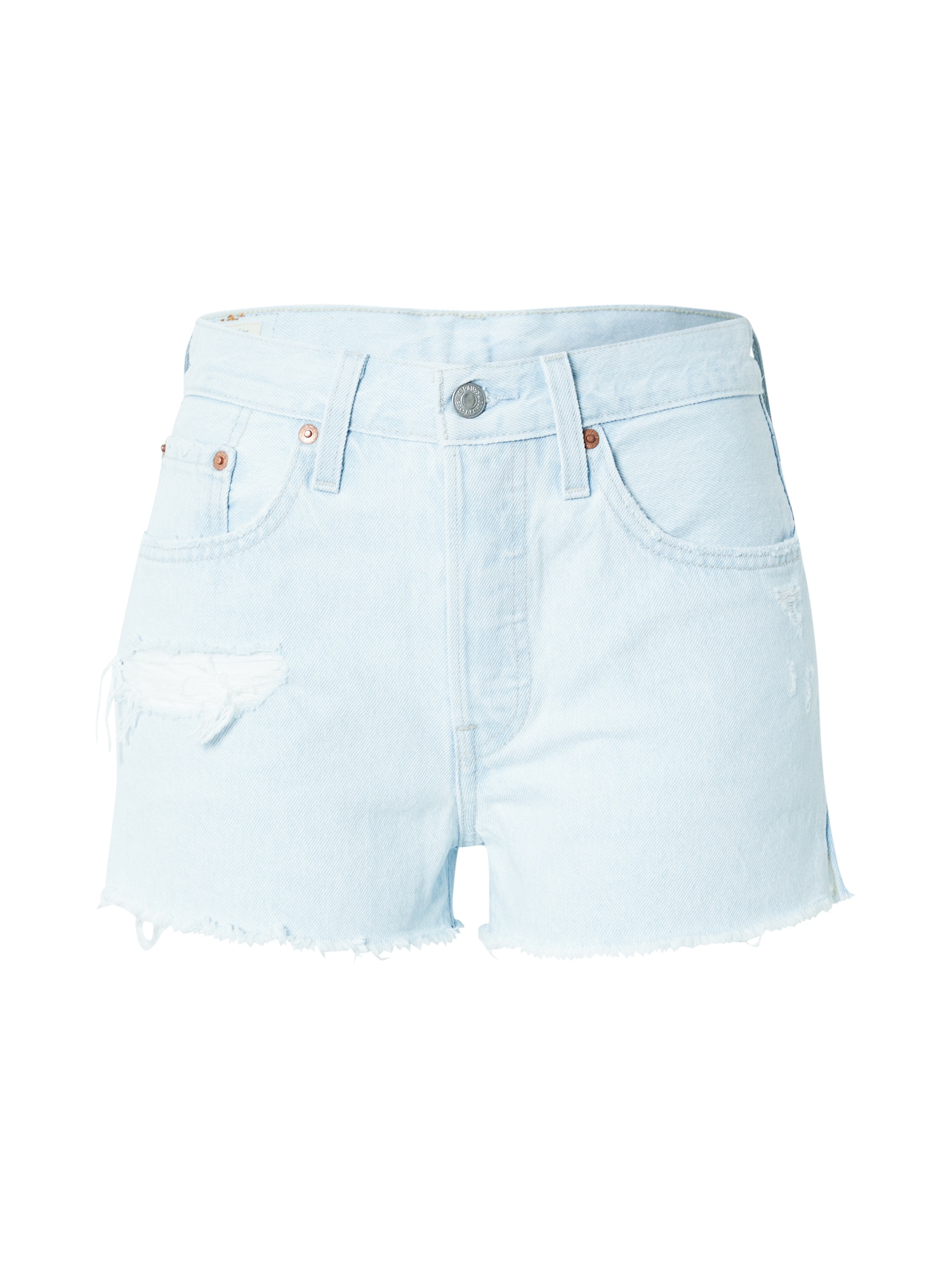 LEVI'S Farmer '501® HIGH RISE SHORT'  kék farmer
