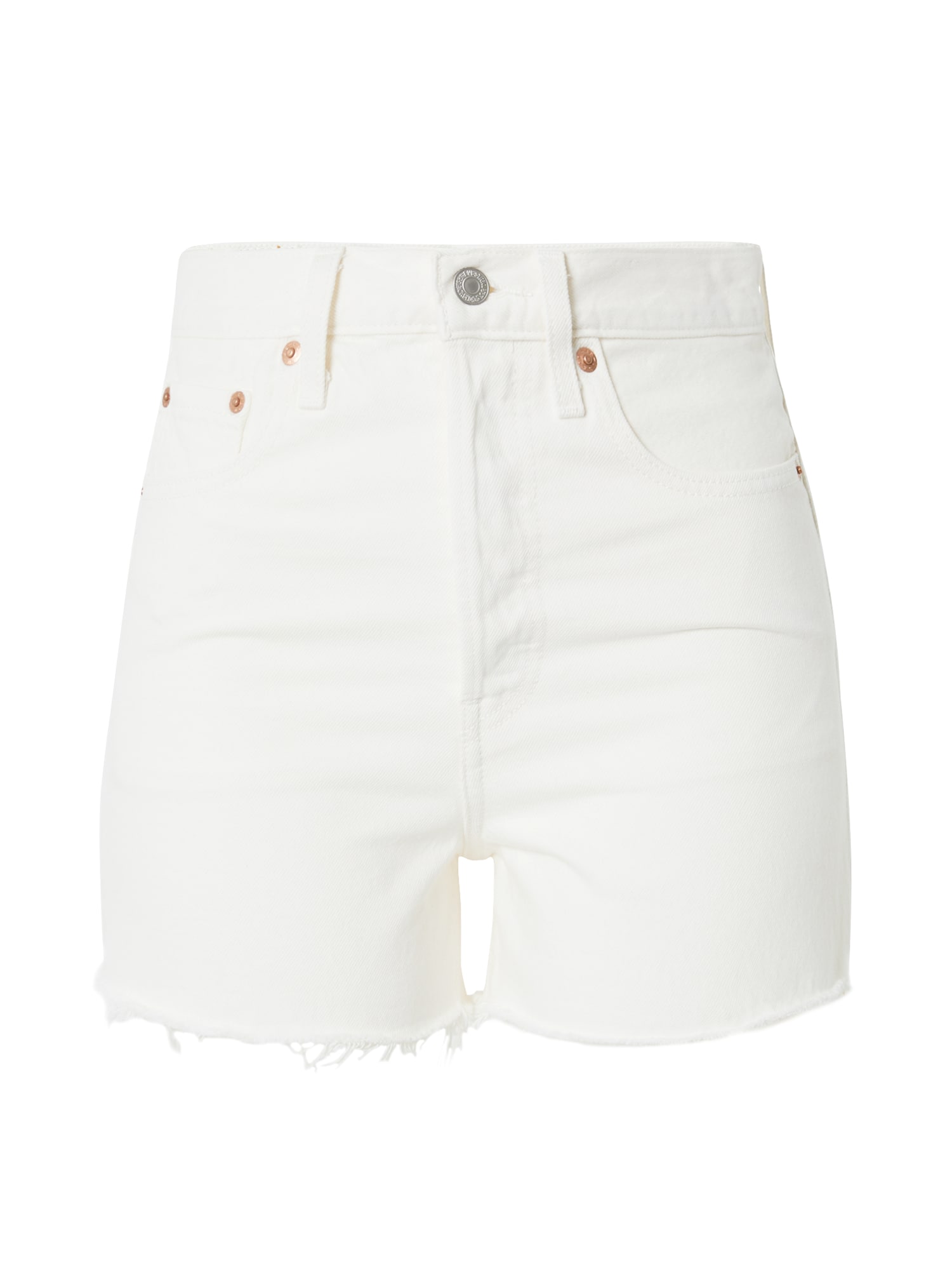 LEVI'S Farmer 'RIBCAGE SHORT'  fehér