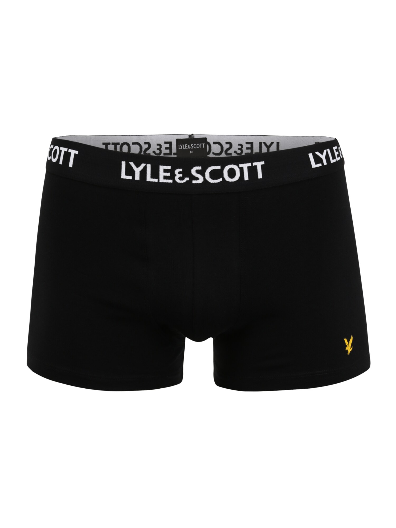 Lyle & Scott Boxeralsók 'BARCLAY'  fekete / fehér / sárga