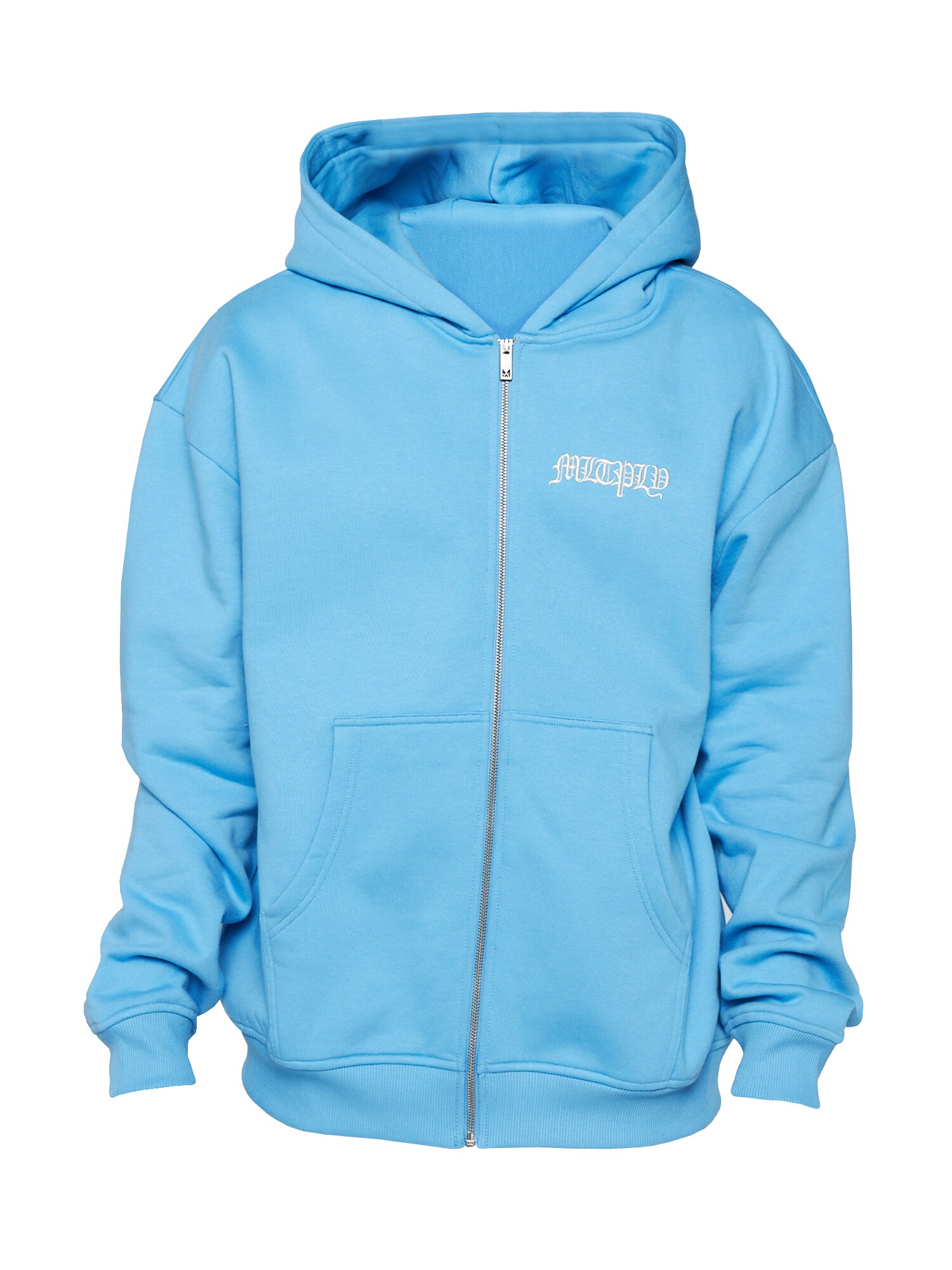 Multiply Apparel Tréning dzseki  kék / fehér / világosszürke