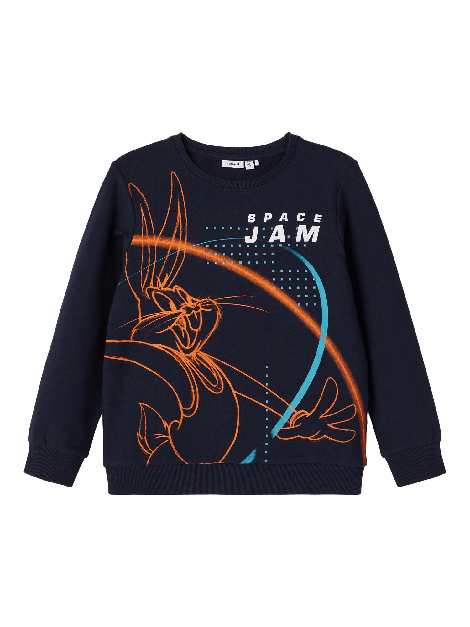 NAME IT Tréning póló 'SPACE JAM BOSSE'  tengerészkék / fehér / narancs