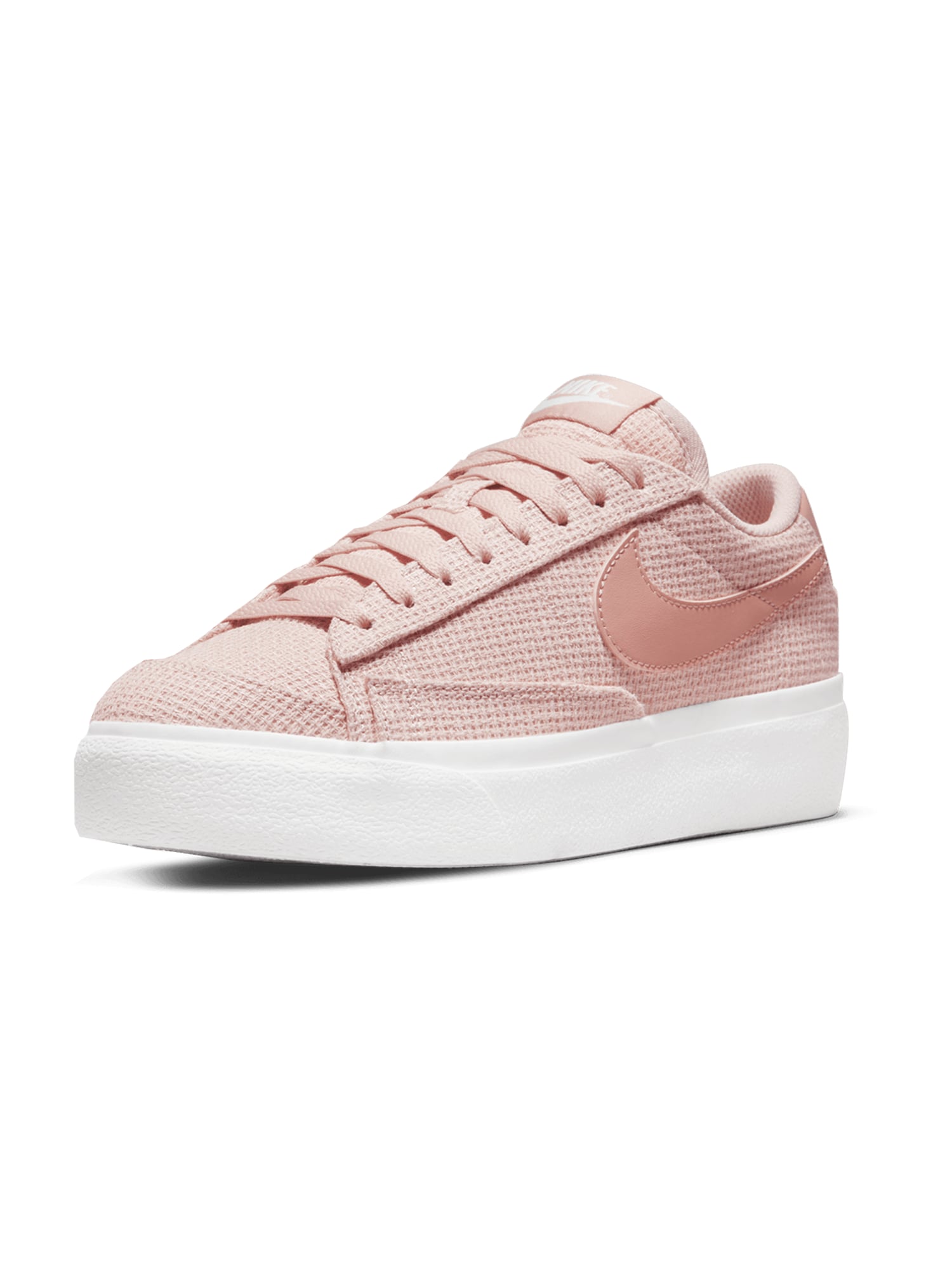 NIKE Rövid szárú edzőcipők 'Blazer'  rózsaszín / fehér