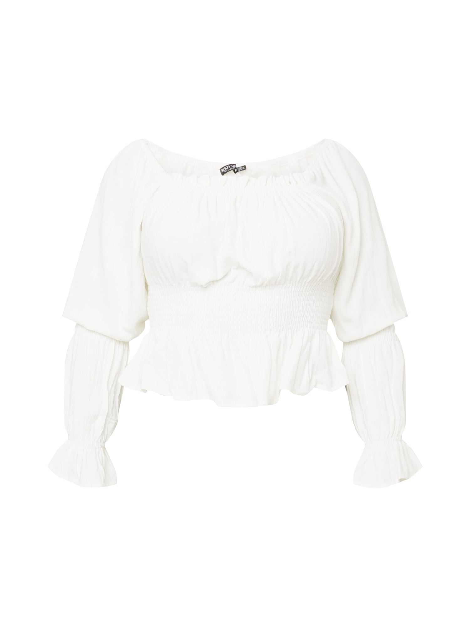 Nasty Gal Plus Blúz  fehér