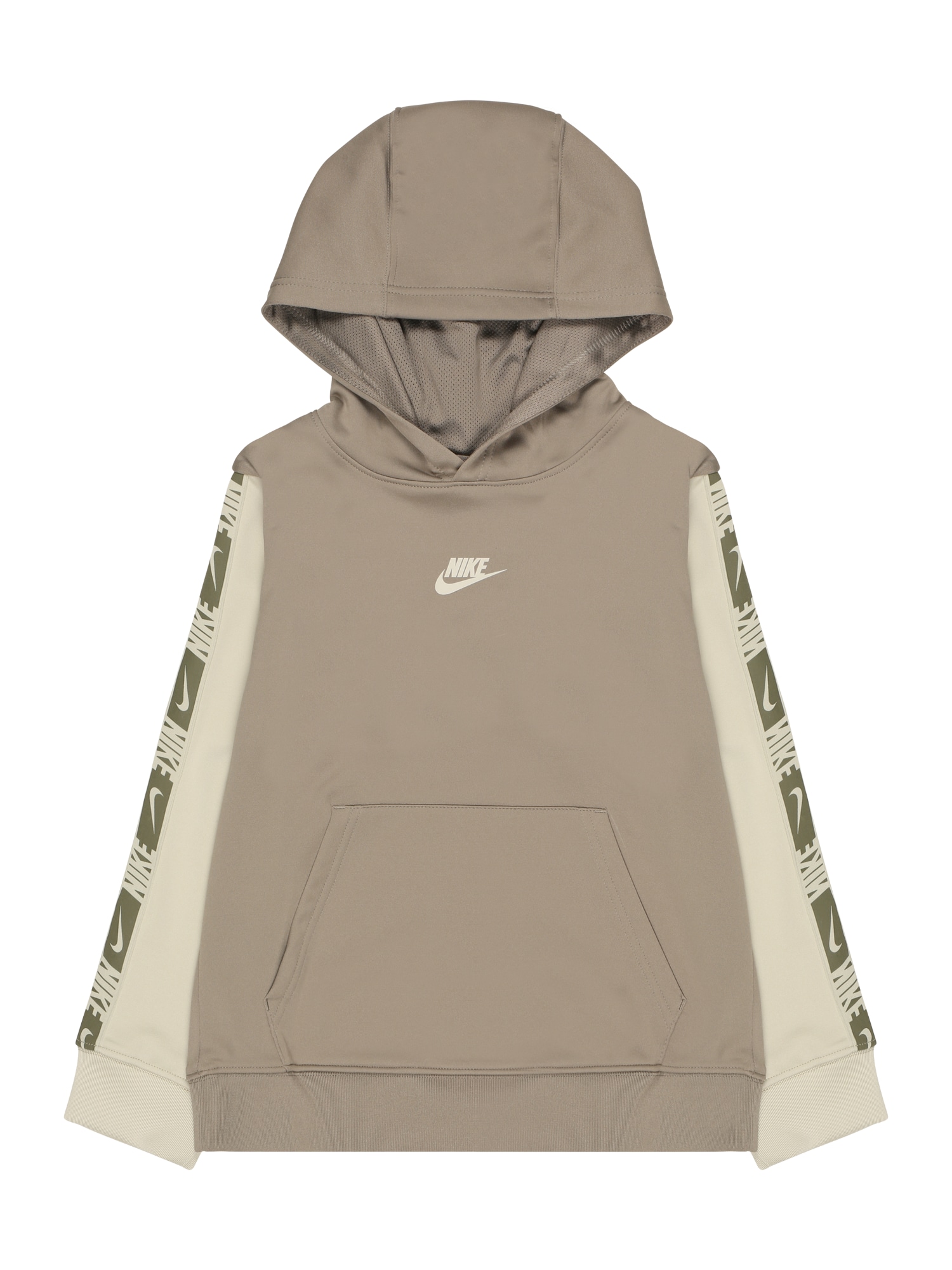 Nike Sportswear Tréning póló  olíva / fekete / ekrü