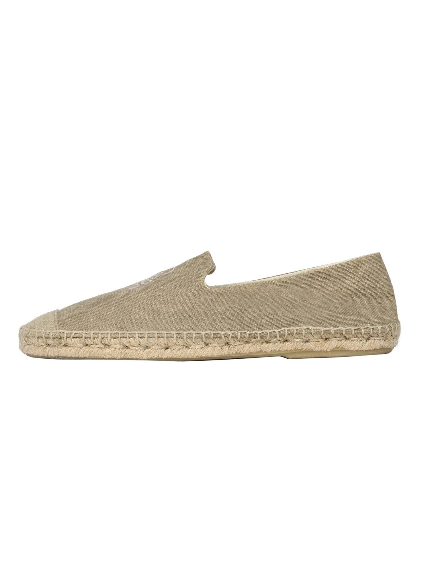 Scalpers Espadrilles 'Skull'  khaki / fehér / sötét bézs