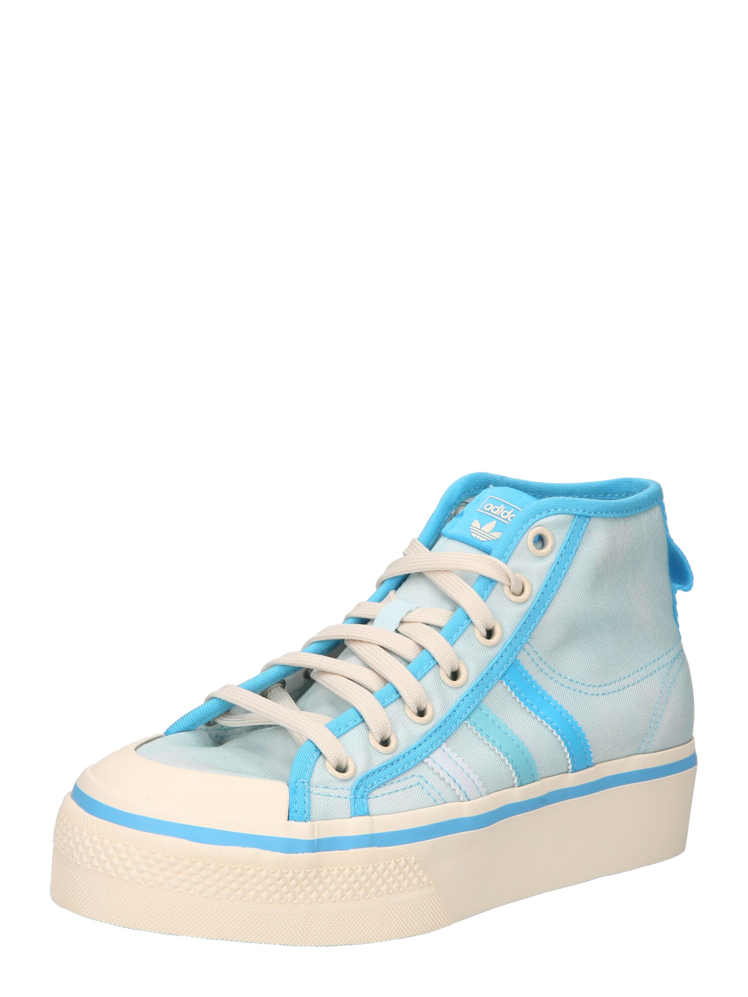 ADIDAS ORIGINALS Magas szárú edzőcipők 'Nizza'  krém / világoskék / égkék