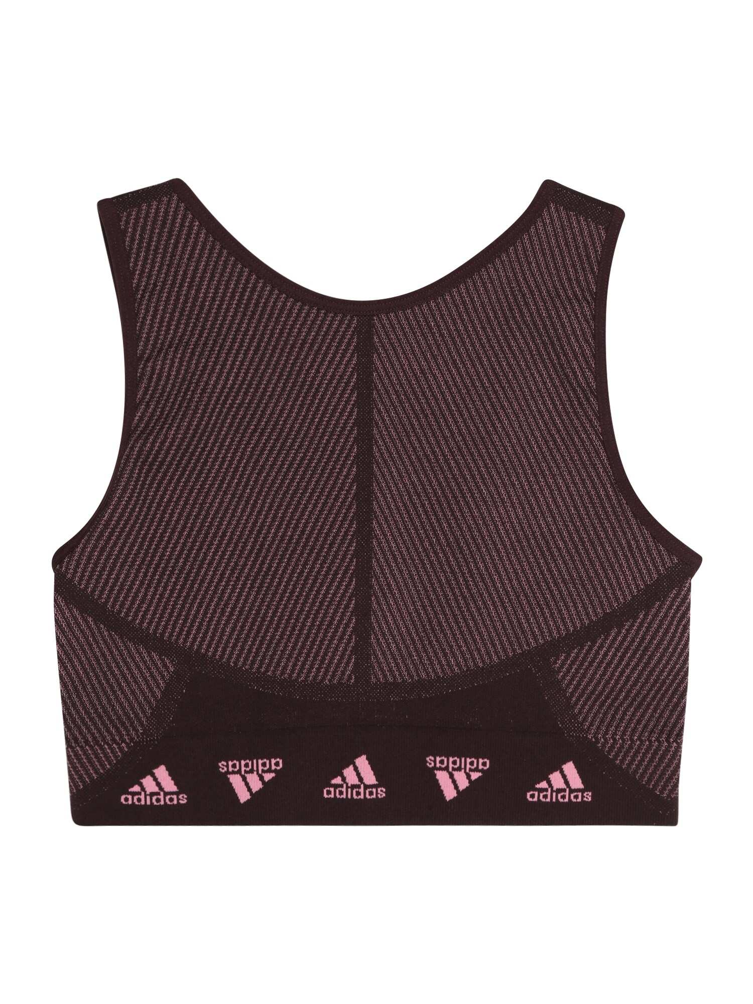 ADIDAS PERFORMANCE Sport top  rózsaszín / burgundi vörös