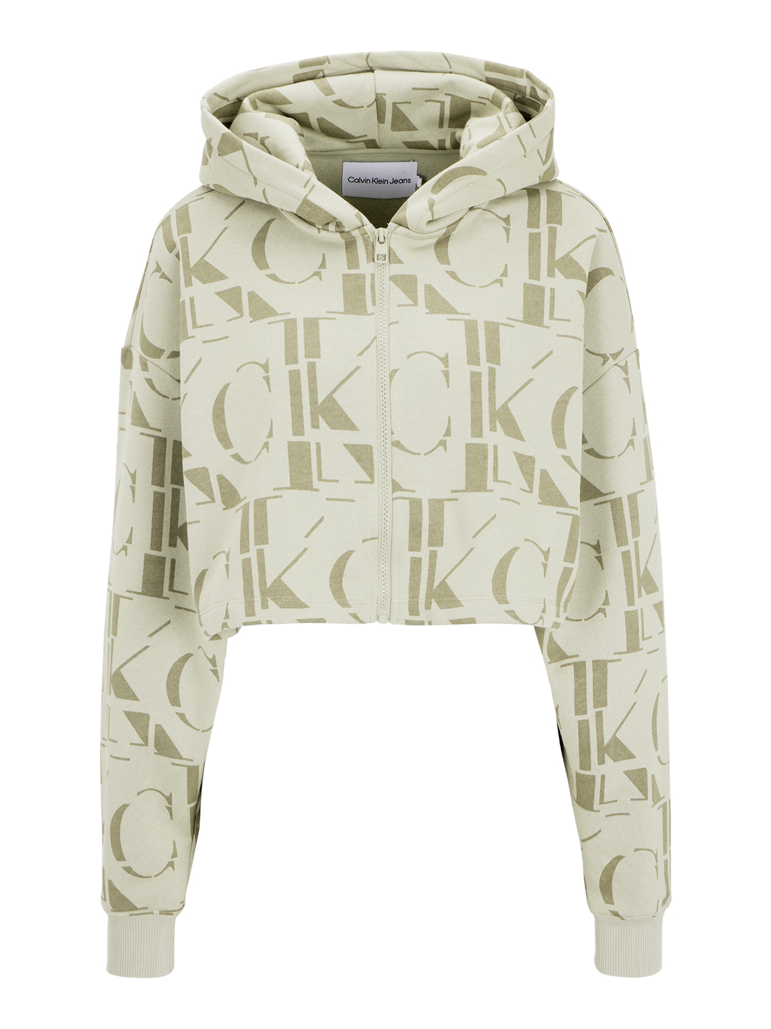 Calvin Klein Jeans Tréning dzseki  bézs / olíva
