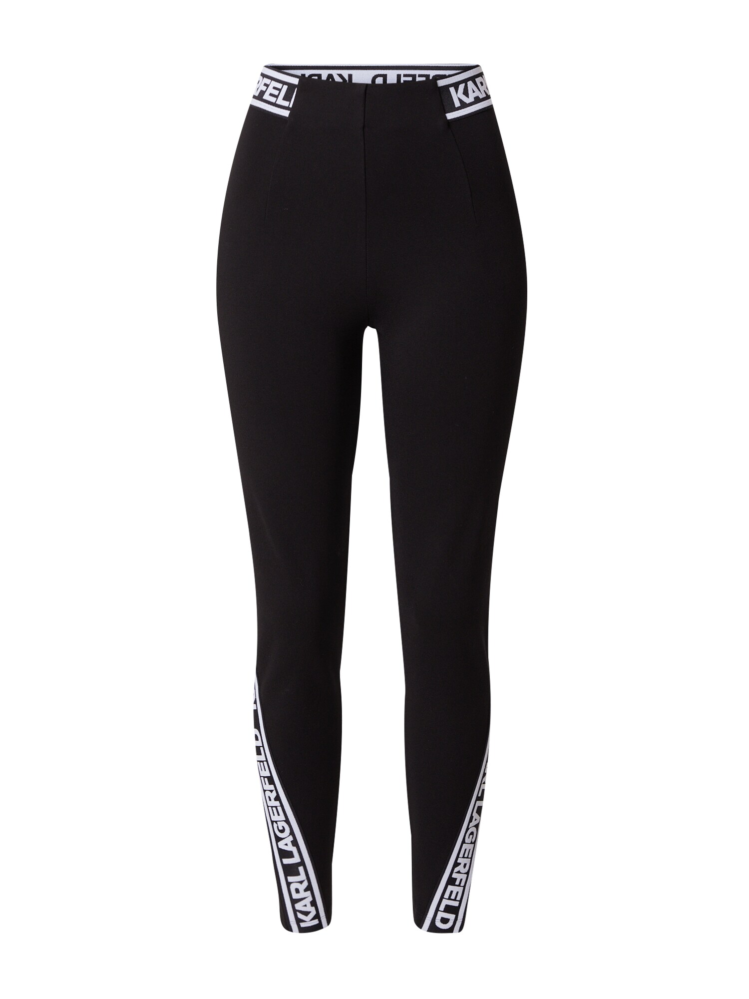 Karl Lagerfeld Leggings  fekete / fehér