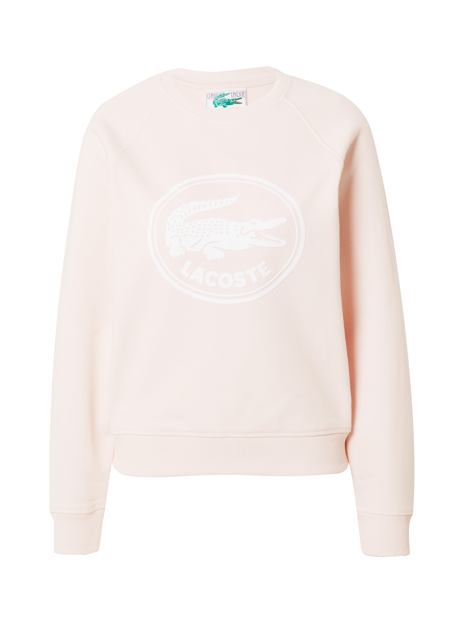 LACOSTE Tréning póló  rózsaszín / fehér