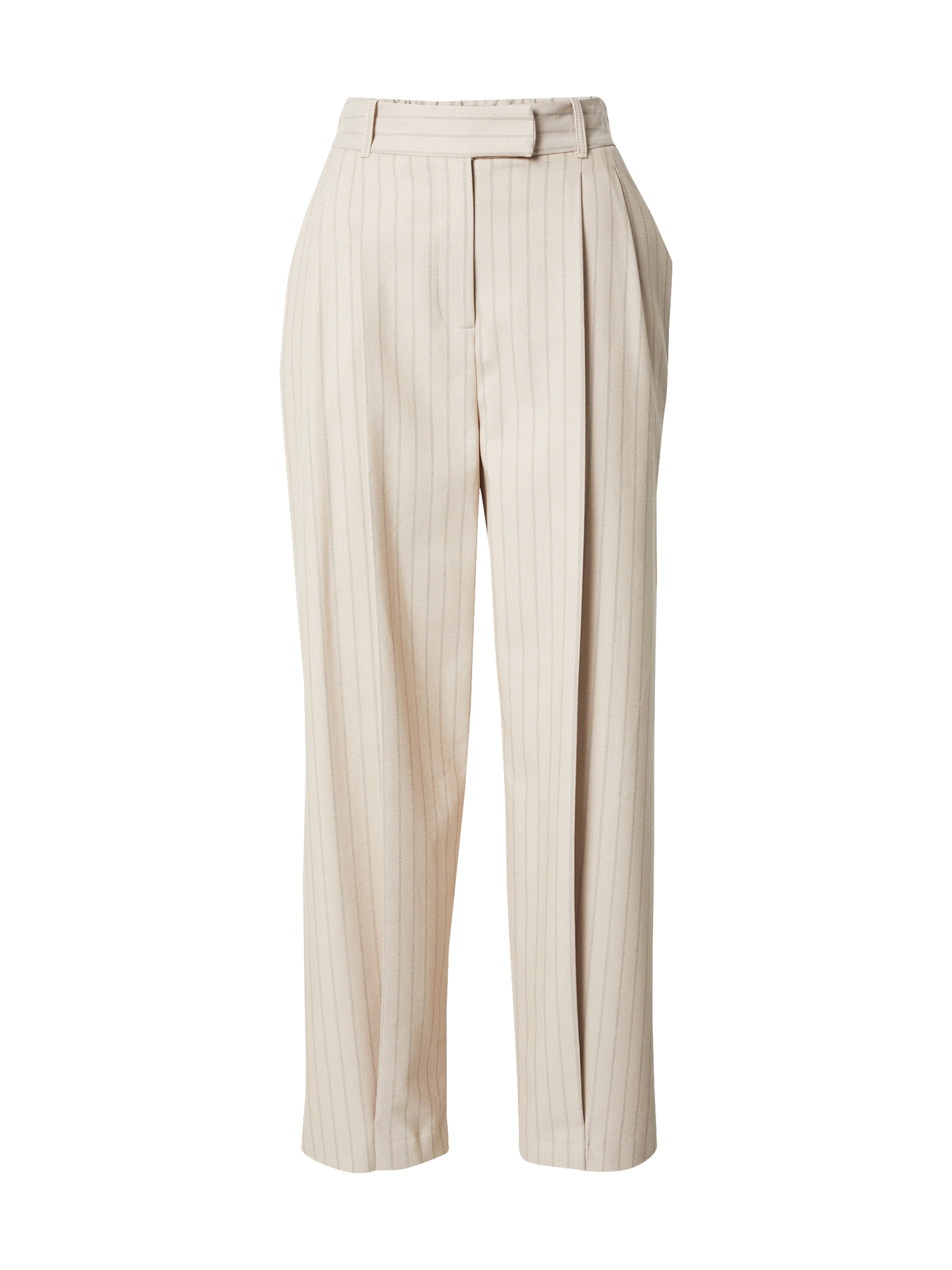 River Island Ráncos nadrág  bézs / csokoládé